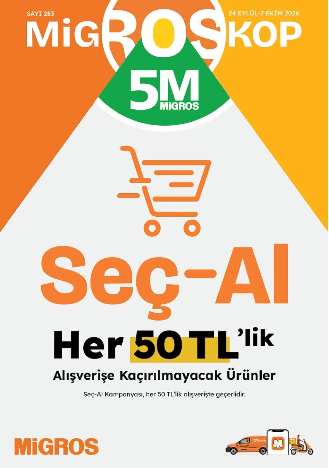 Migros - 5M Migroskop Broşürü 24 Eylül - 07 Ekim 2026 - Sayfa 1