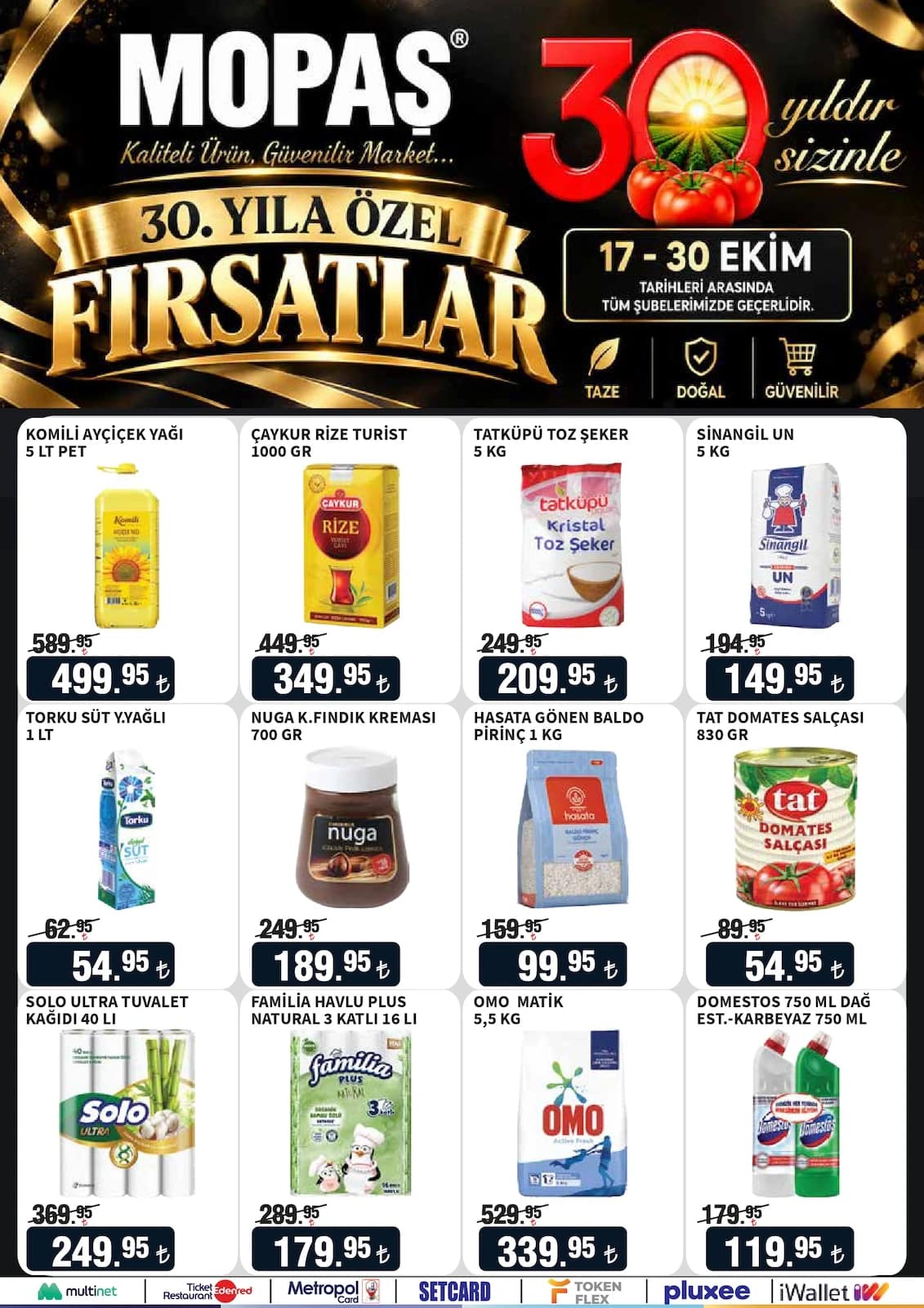 Mopaş - İndirim Broşürü 17 - 30 Ekim 2026 - Sayfa 1