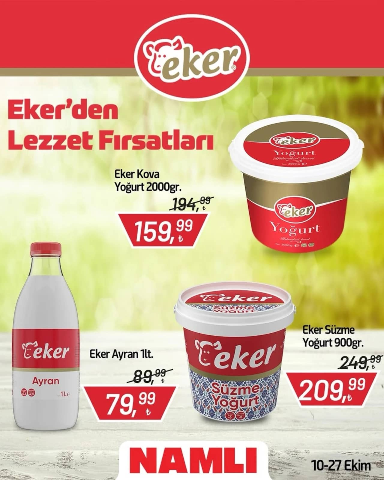 Namlı Hipermarketleri - İndirim Broşürü 10 - 27 Ekim 2026
