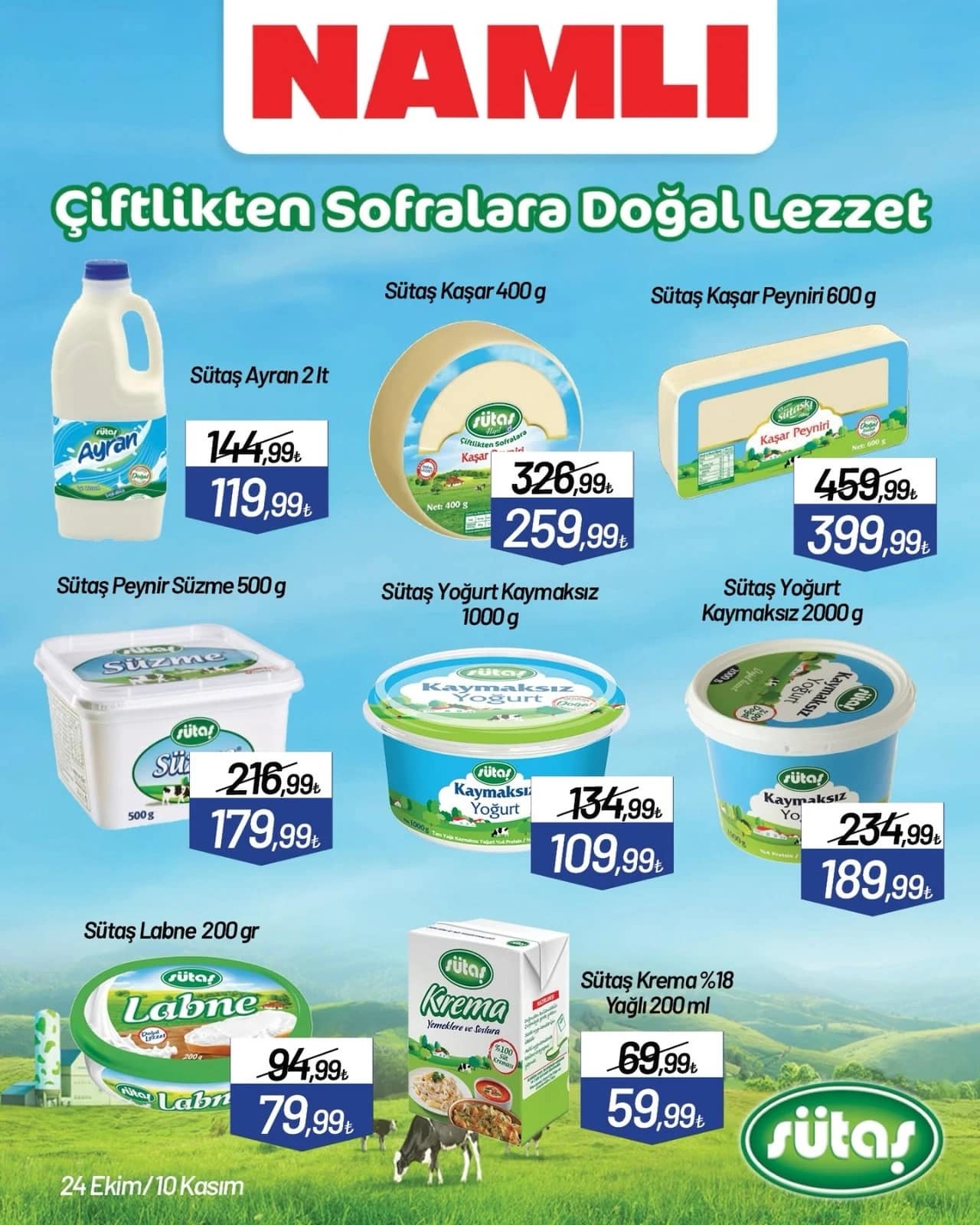 Namlı Hipermarketleri - İndirim Broşürü 24 Ekim - 10 Kasım 2026 - Sayfa 1