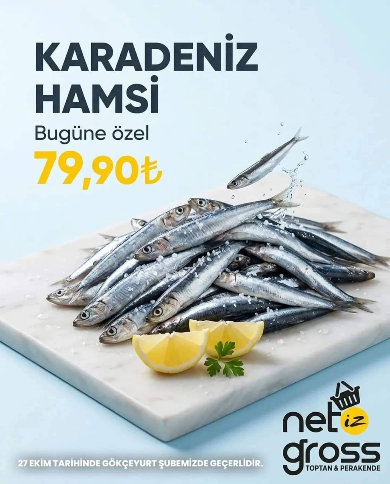 Netiz Gross - Gökçeyurt Şubesine Özel İndirim Broşürü 27 - 27 Ekim 2026 - Sayfa 1