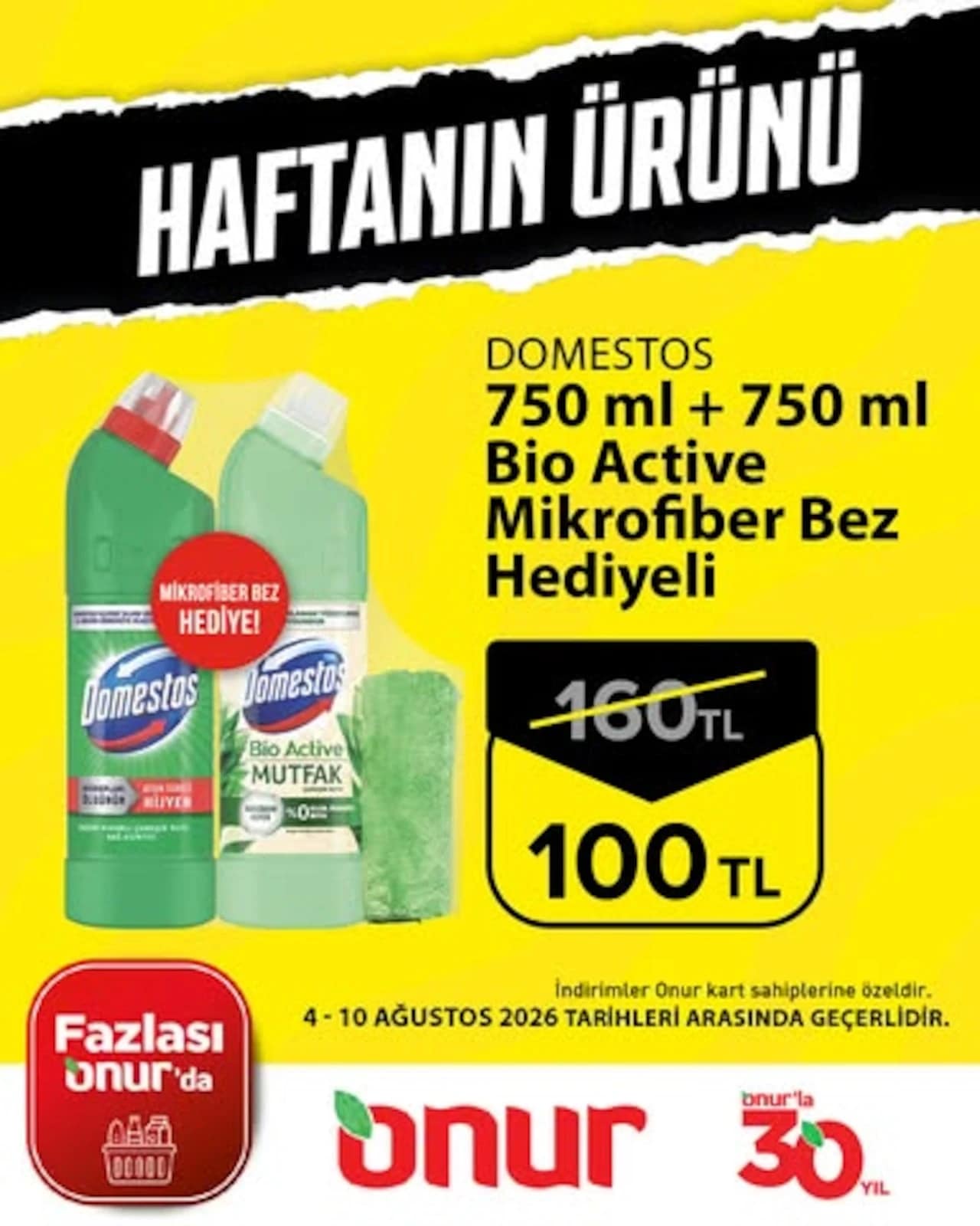 Onur Market - Haftanın Ürünü 04 - 10 Ağustos 2026 - Sayfa 1
