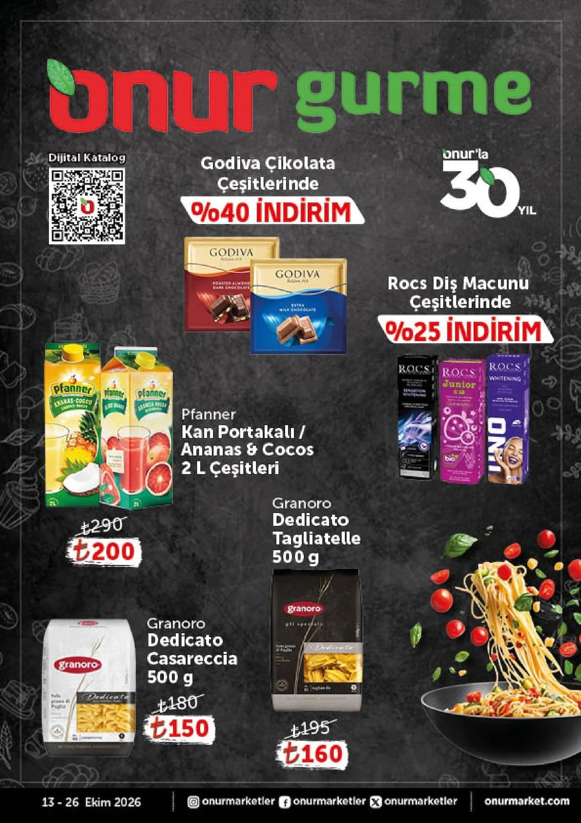 Onur Market - Gurme İndirim Broşürü 12 - 26 Ekim 2026 - Sayfa 1