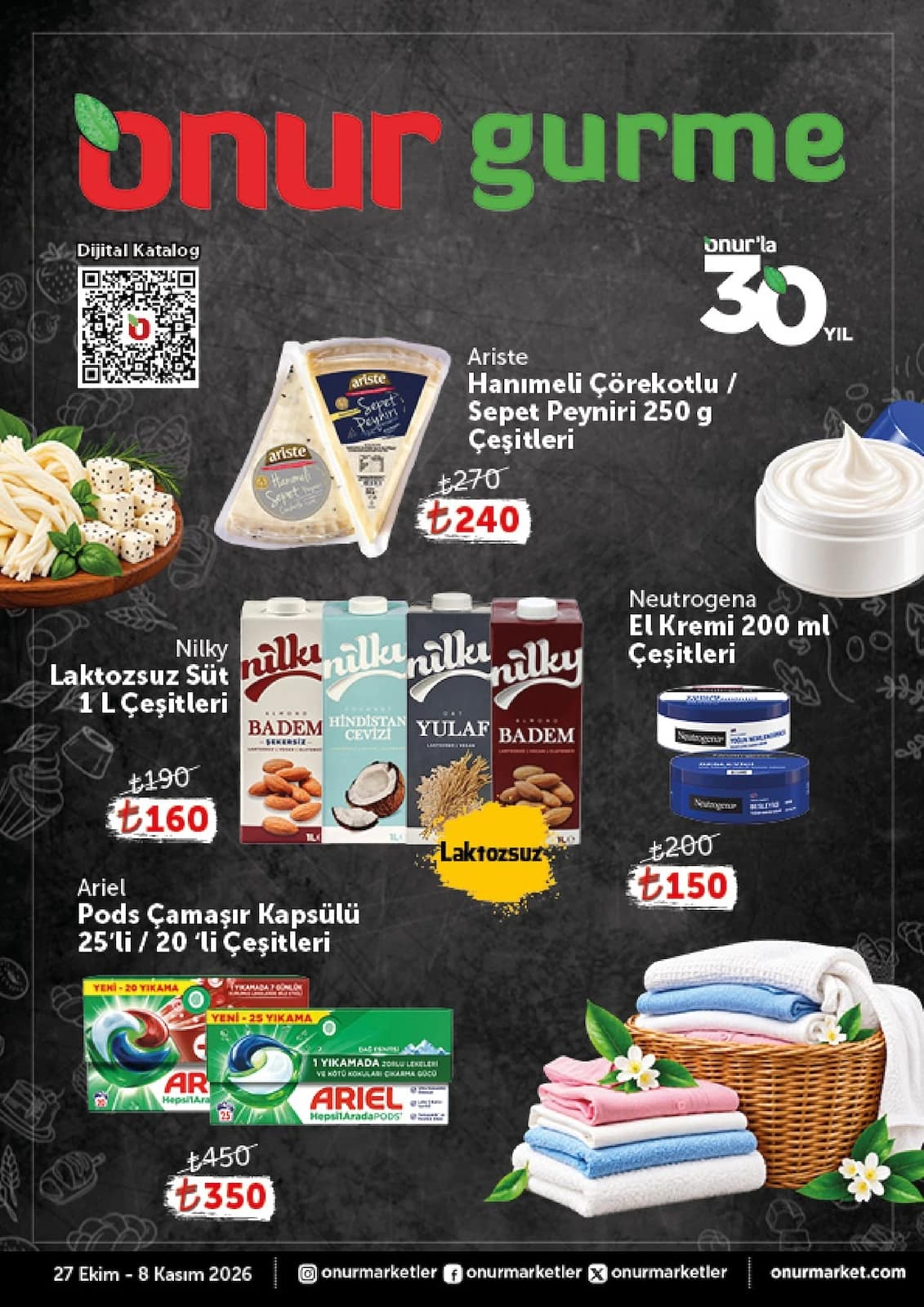 Onur Market - Gurme İndirim Broşürü 27 Ekim - 08 Kasım 2026 - Sayfa 1