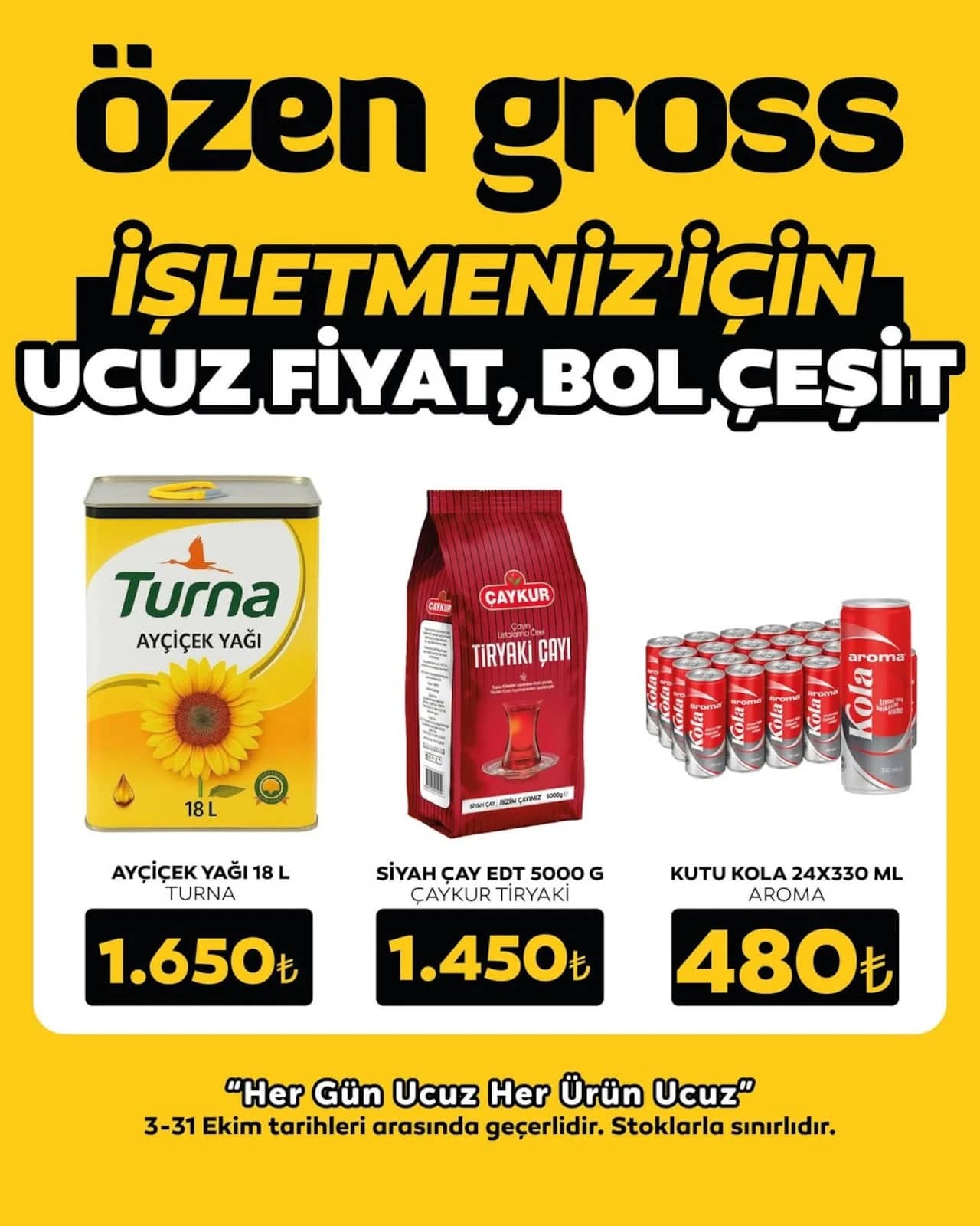 Özen Gross - İndirim Broşürü 03 - 31 Ekim 2026 - Sayfa 1