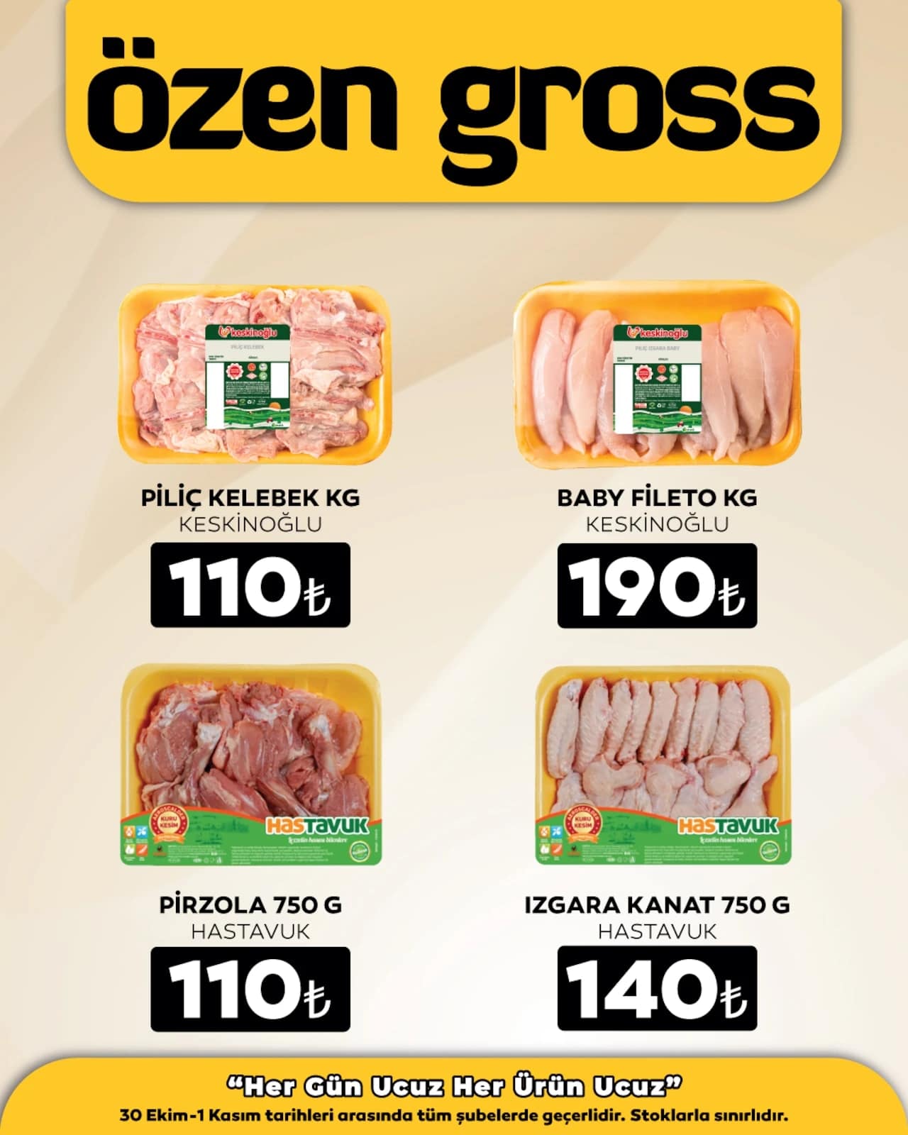 Özen Gross - İndirim Broşürü 30 Ekim - 01 Kasım 2026 - Sayfa 1
