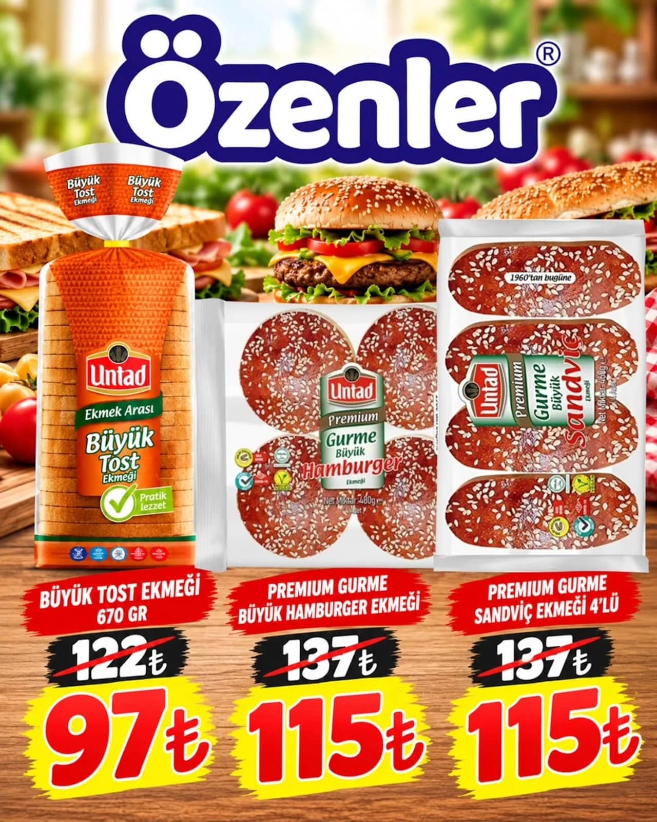 Özenler Market - İndirimli Ürünler 07 - 25 Ekim 2026