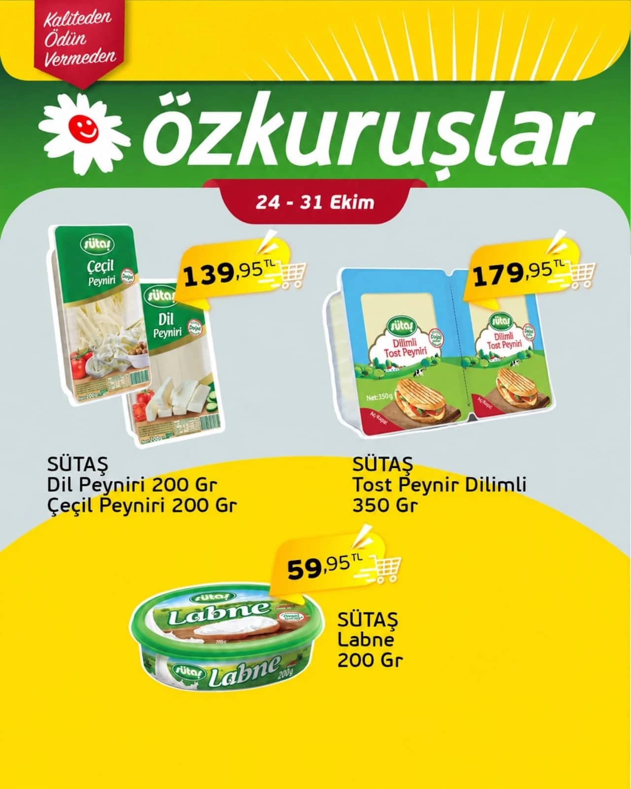 Özkuruşlar - İndirim Broşürü 24 - 31 Ekim 2026 - Sayfa 1