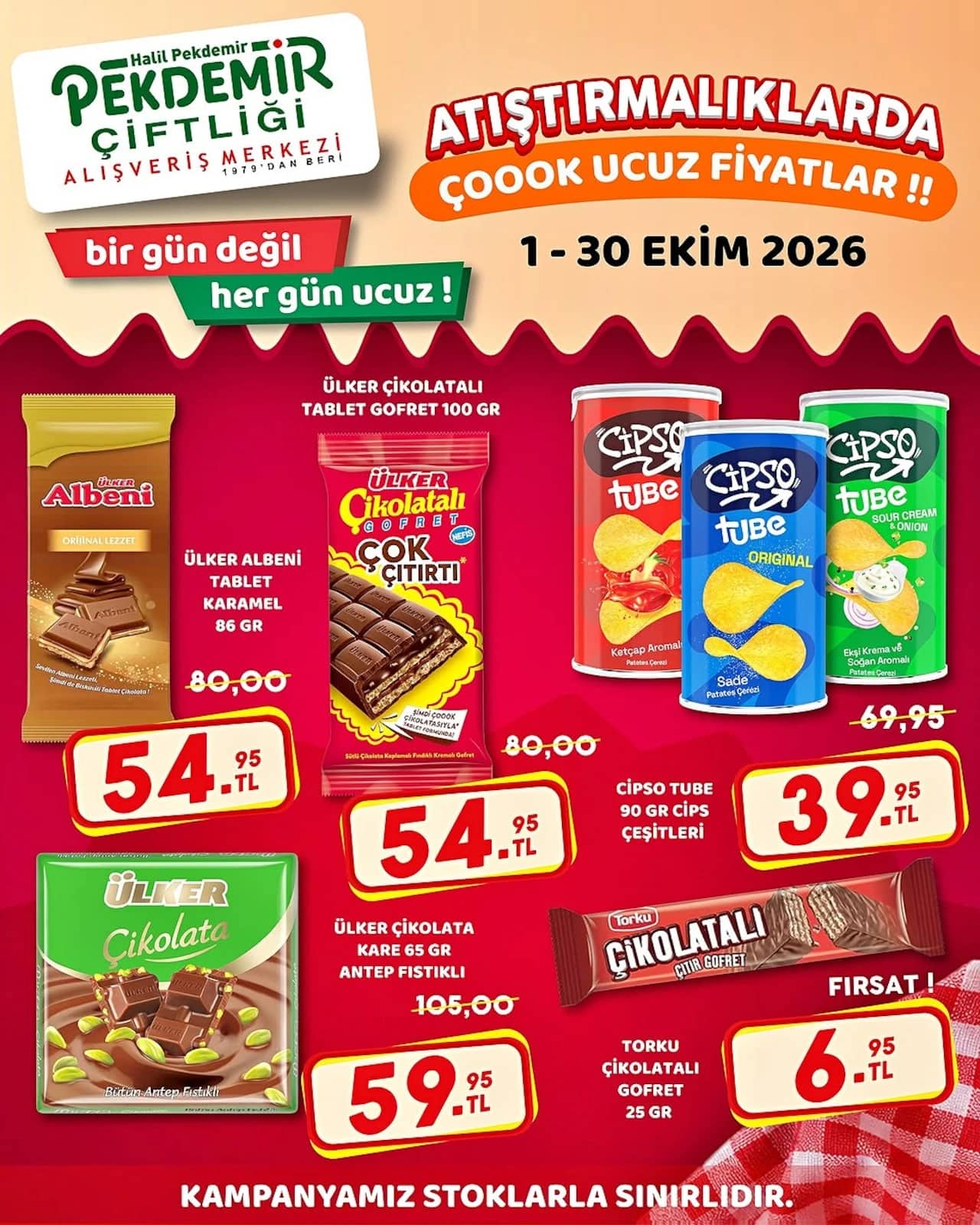 Pekdemir Market - İndirim Broşürü 01 - 30 Ekim 2026 - Sayfa 1