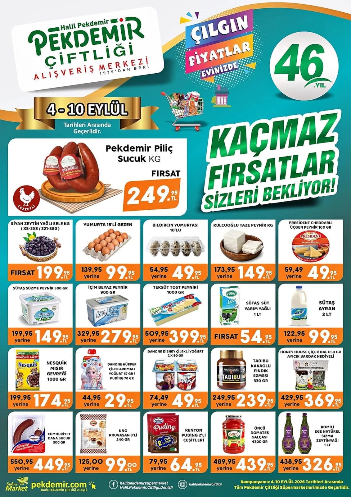 Pekdemir Market - İndirim Broşürü 04 - 10 Eylül 2026 - Sayfa 1