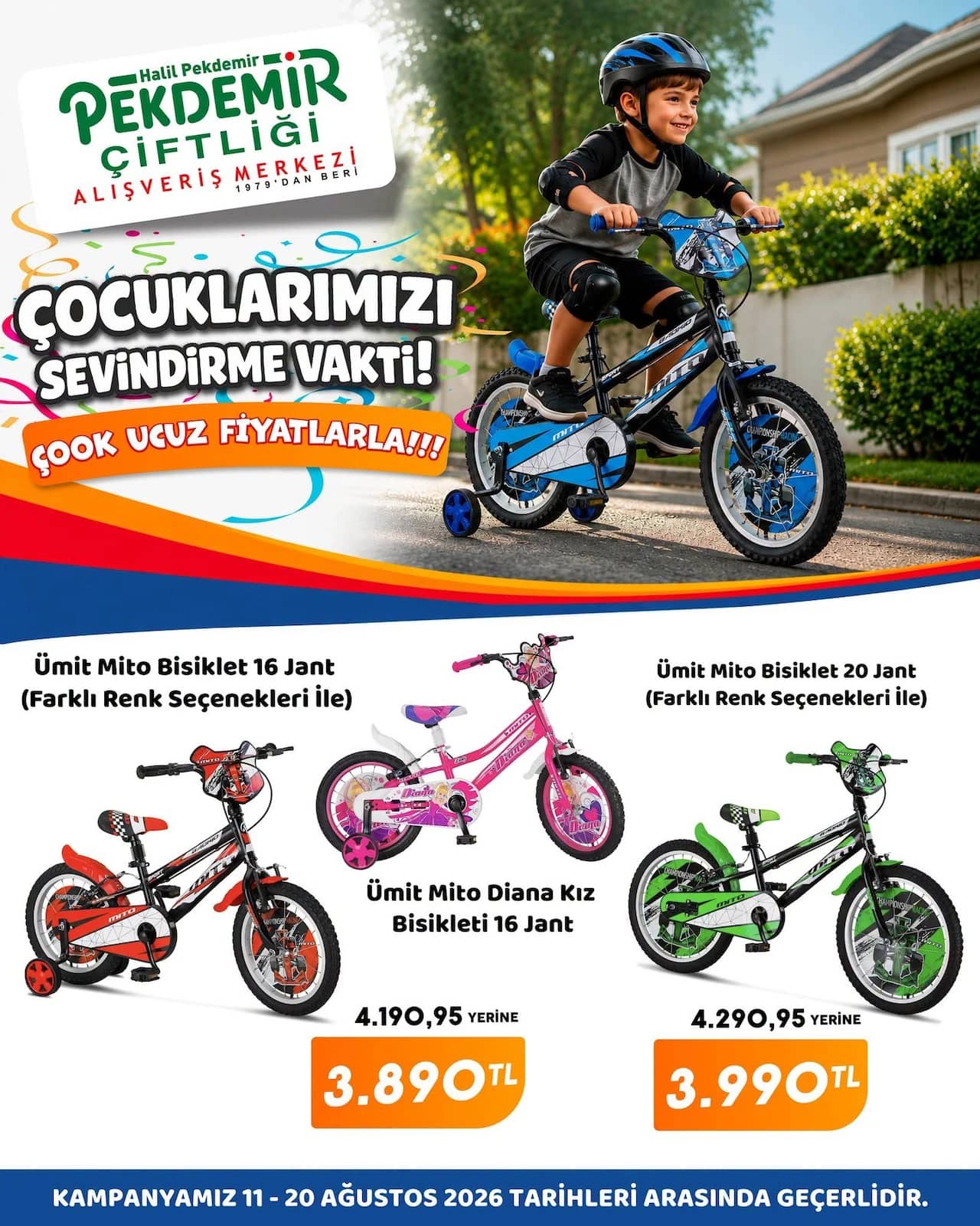 Pekdemir Market - Fırsat İndirim 11 - 20 Ağustos 2026 - Sayfa 1