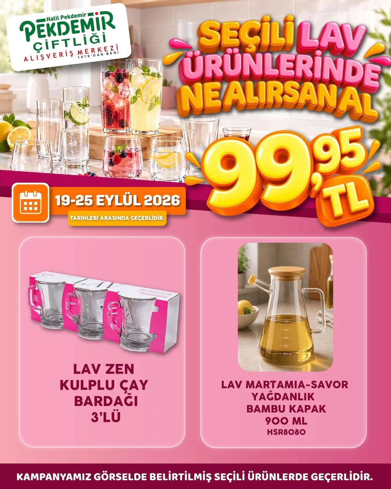 Pekdemir Market - İndirim Broşürü 19 - 25 Eylül 2026 - Sayfa 1