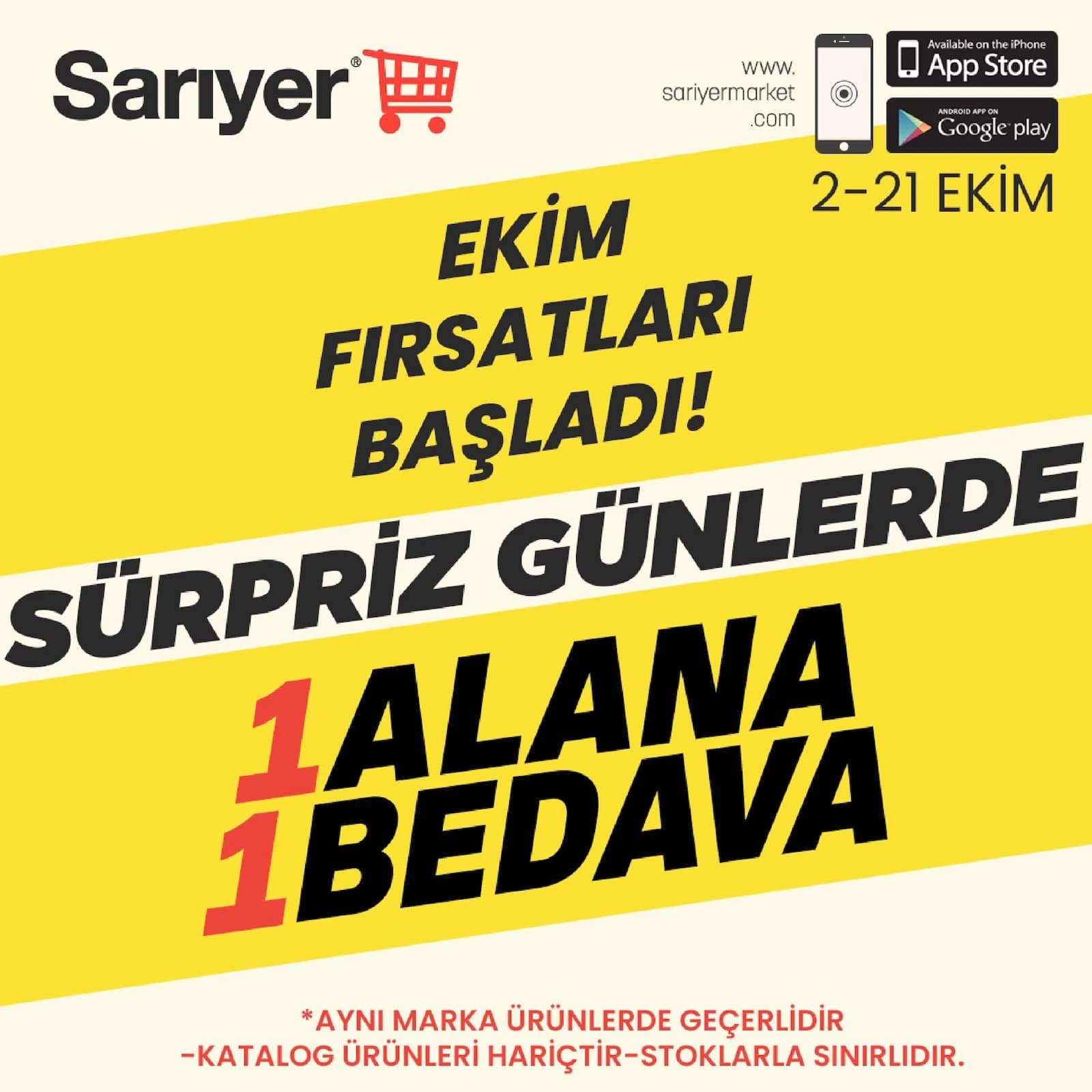 Sarıyer Market - İndirim Broşürü 02 - 21 Ekim 2026 - Sayfa 1