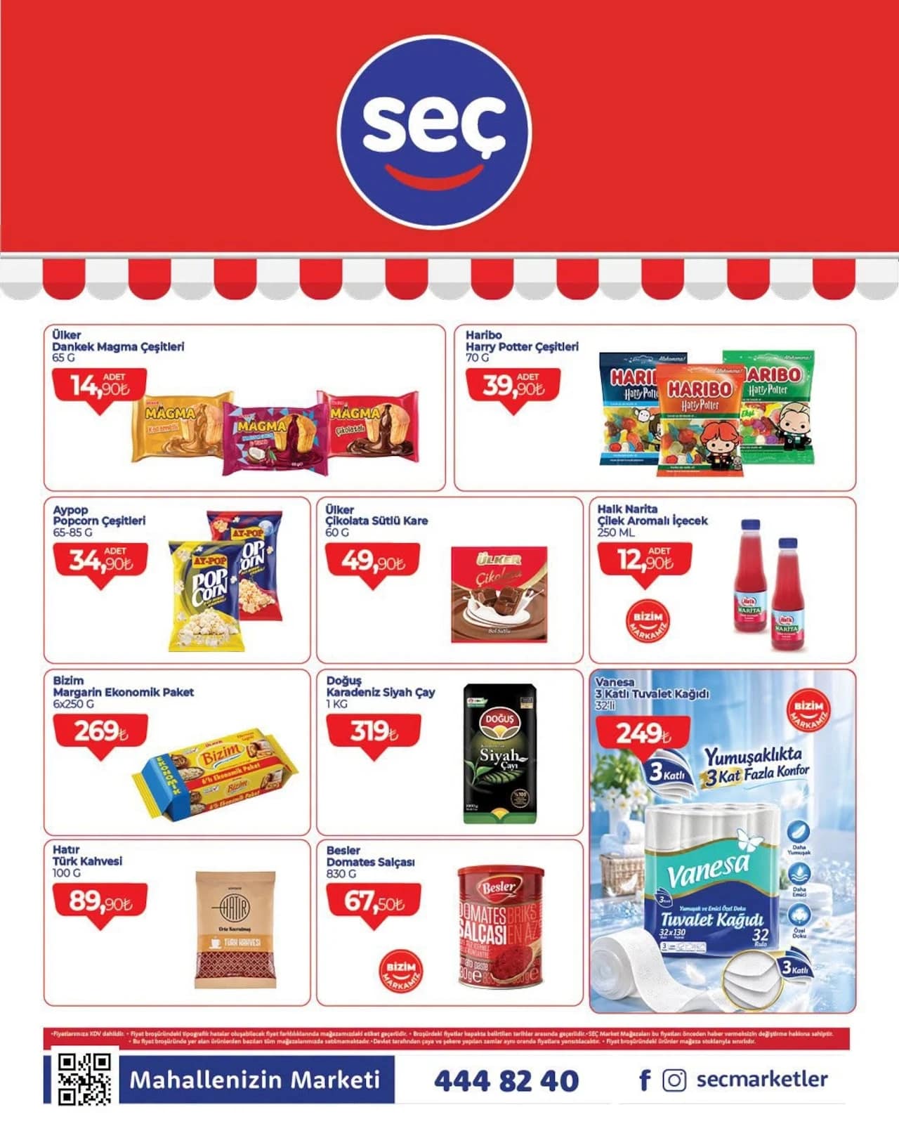 Seç Market - İndirim Broşürü 08 - 21 Ekim 2026