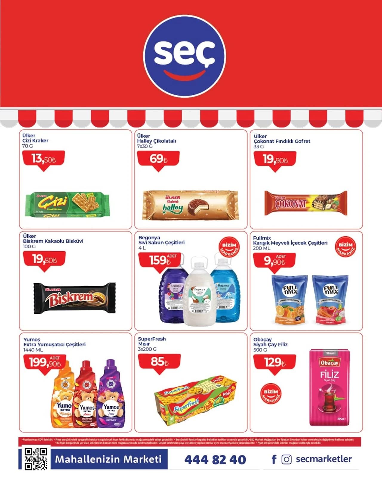 Seç Market - İndirim Broşürü 24 Eylül - 08 Ekim 2026 - Sayfa 1