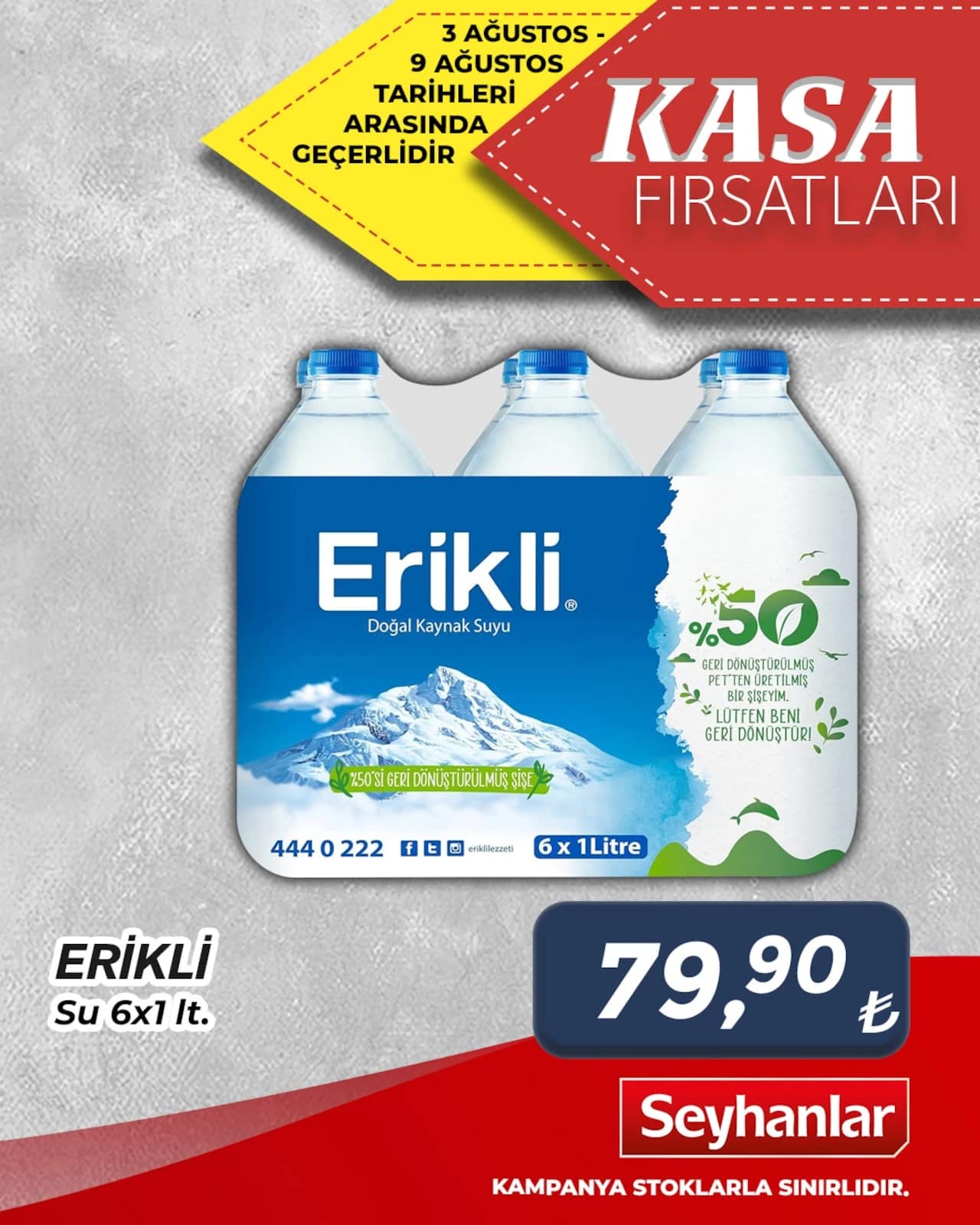 Seyhanlar - İndirim Broşürü 03 - 09 Ağustos 2026 - Sayfa 1