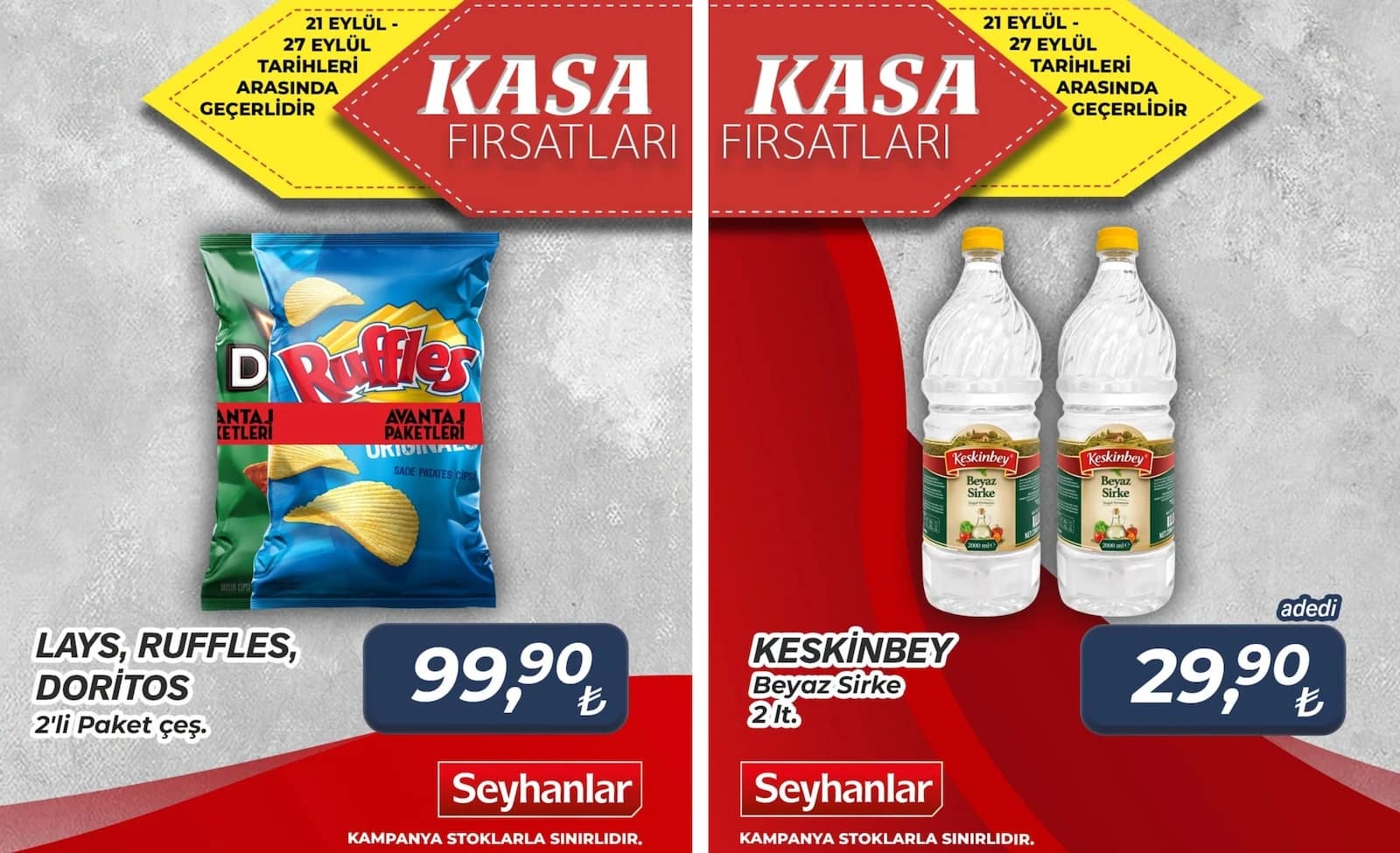 Seyhanlar - İndirim Broşürü 21 - 27 Eylül 2026 - Sayfa 1