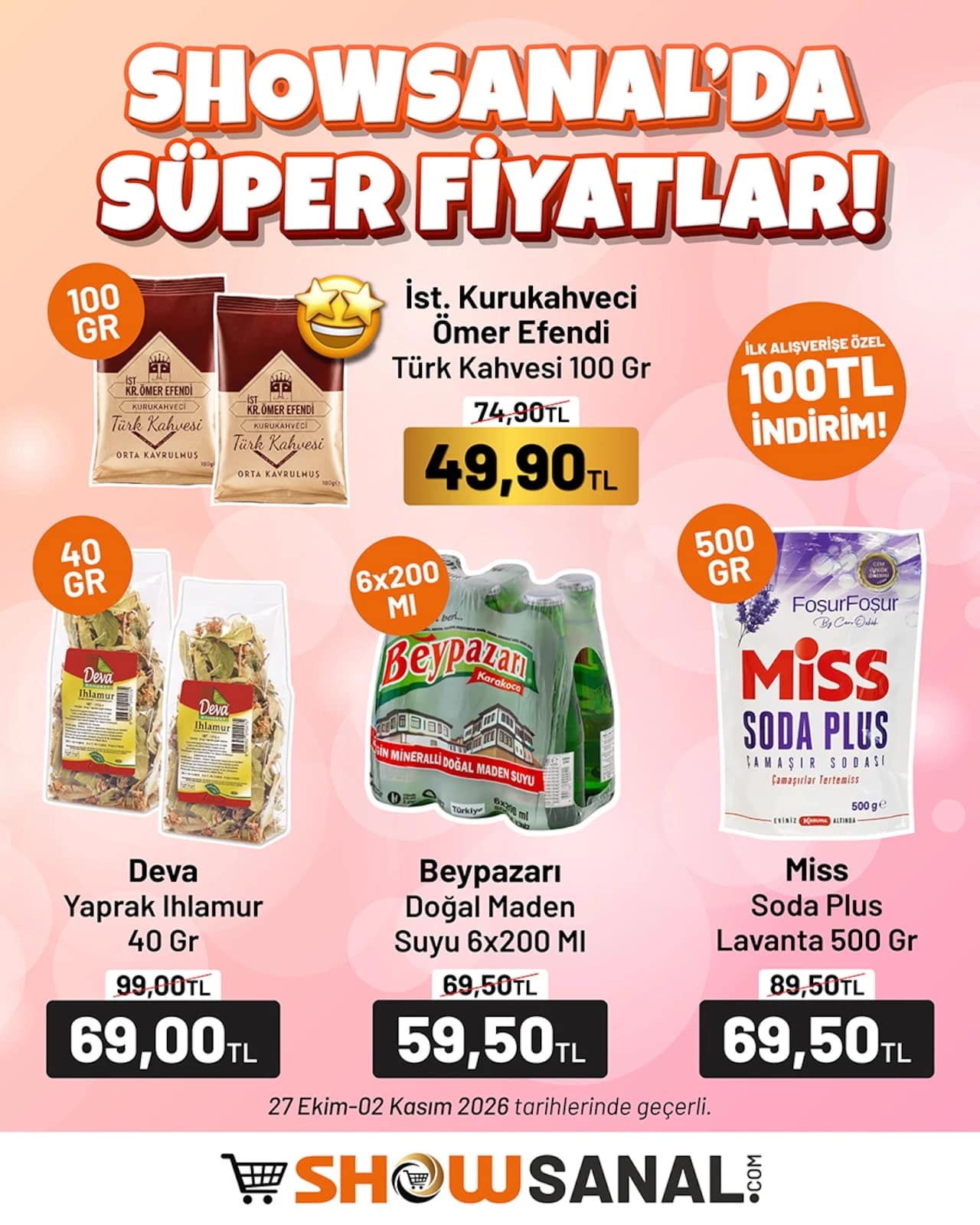 Show Market - İnternete Özel 27 Ekim - 02 Kasım 2026 - Sayfa 1
