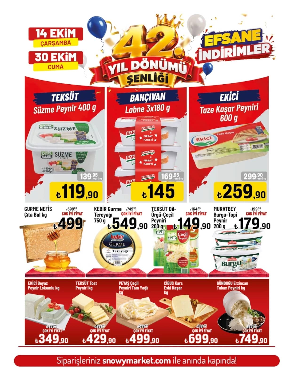 Snowy Market - İndirim Broşürü 14 - 30 Ekim 2026