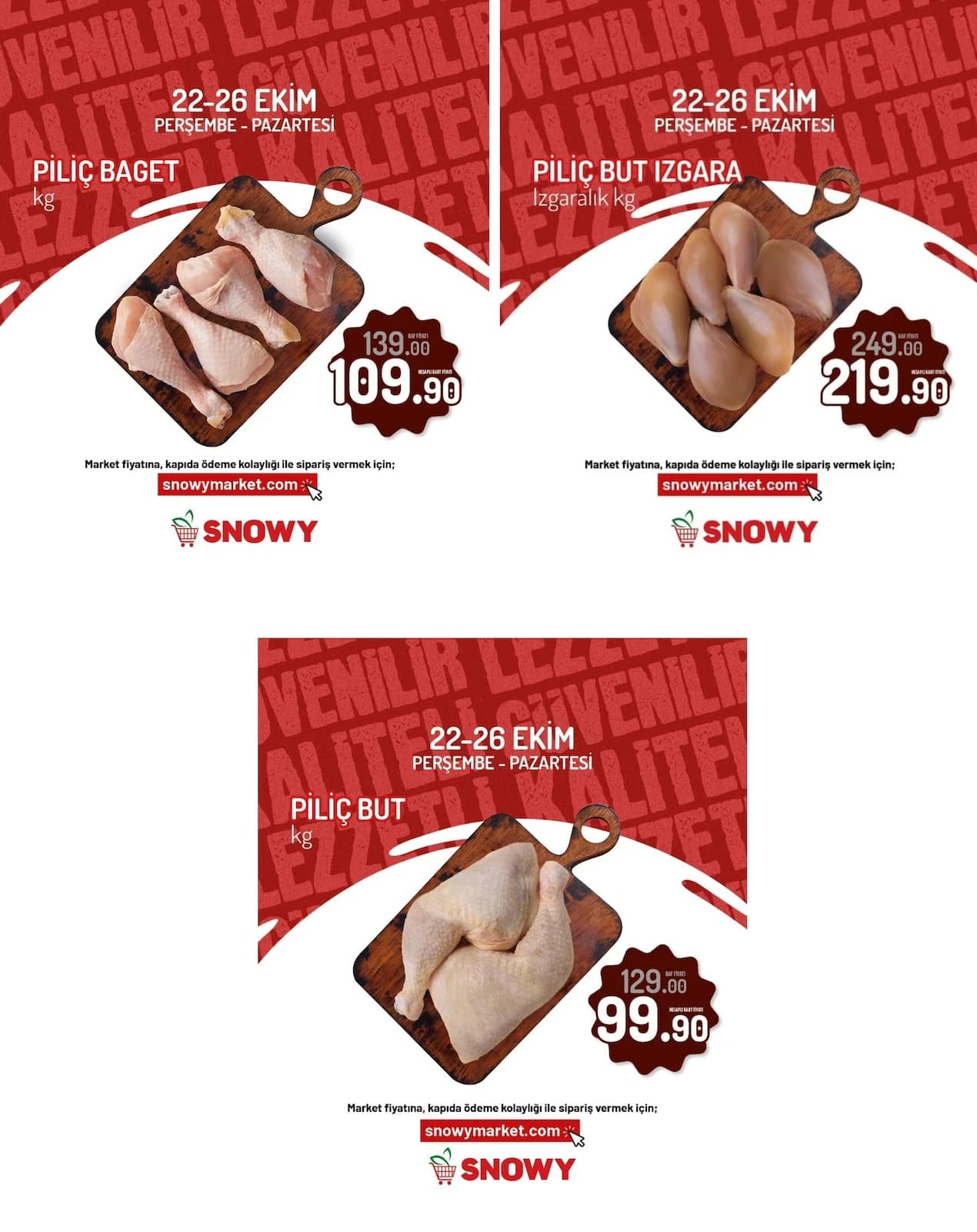 Snowy Market - İndirim Broşürü 22 - 26 Ekim 2026 - Sayfa 1