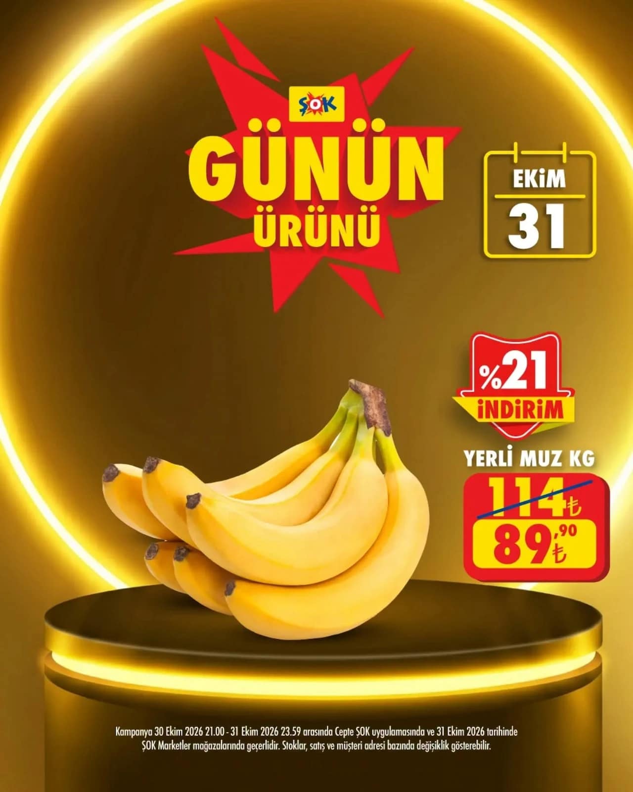 Şok - Instagram Post'u 30 - 31 Ekim 2026 - Sayfa 1