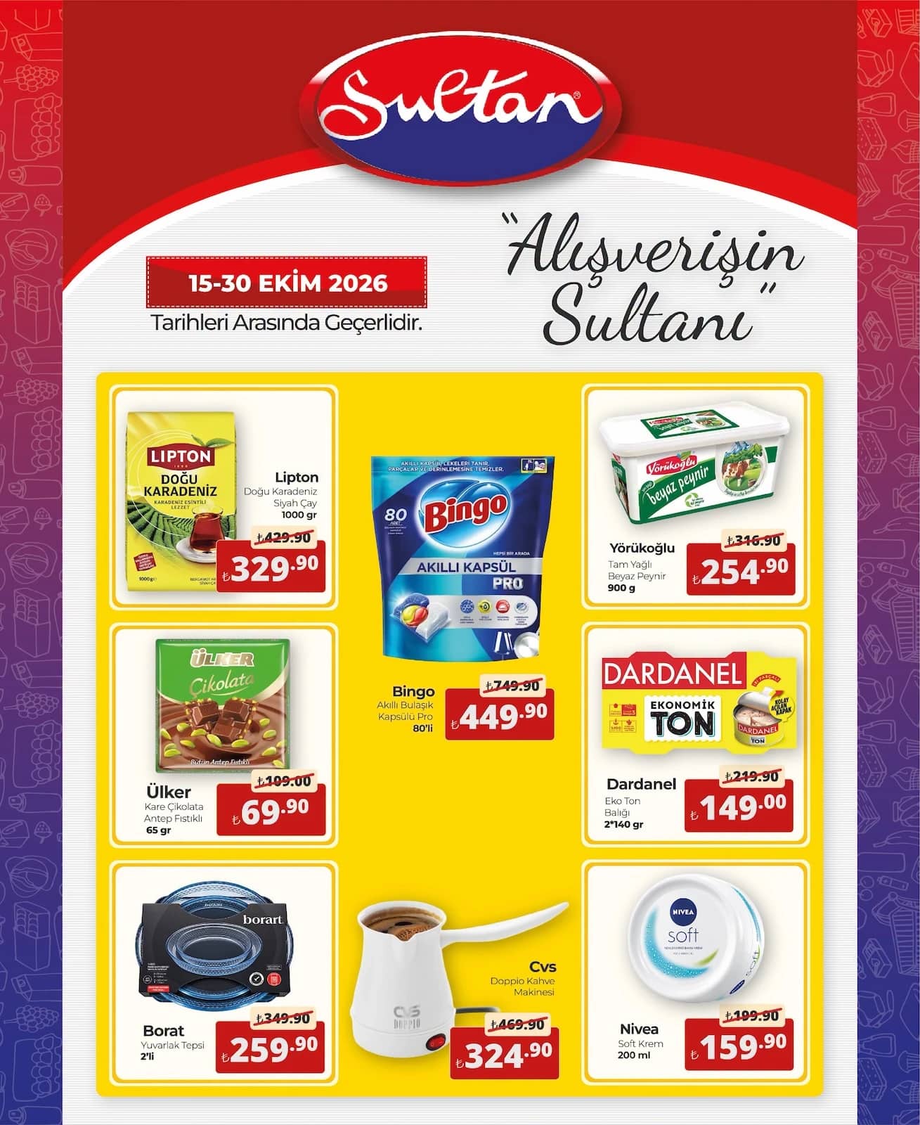 Sultan Market - İndirim Broşürü 15 - 30 Ekim 2026 - Sayfa 1