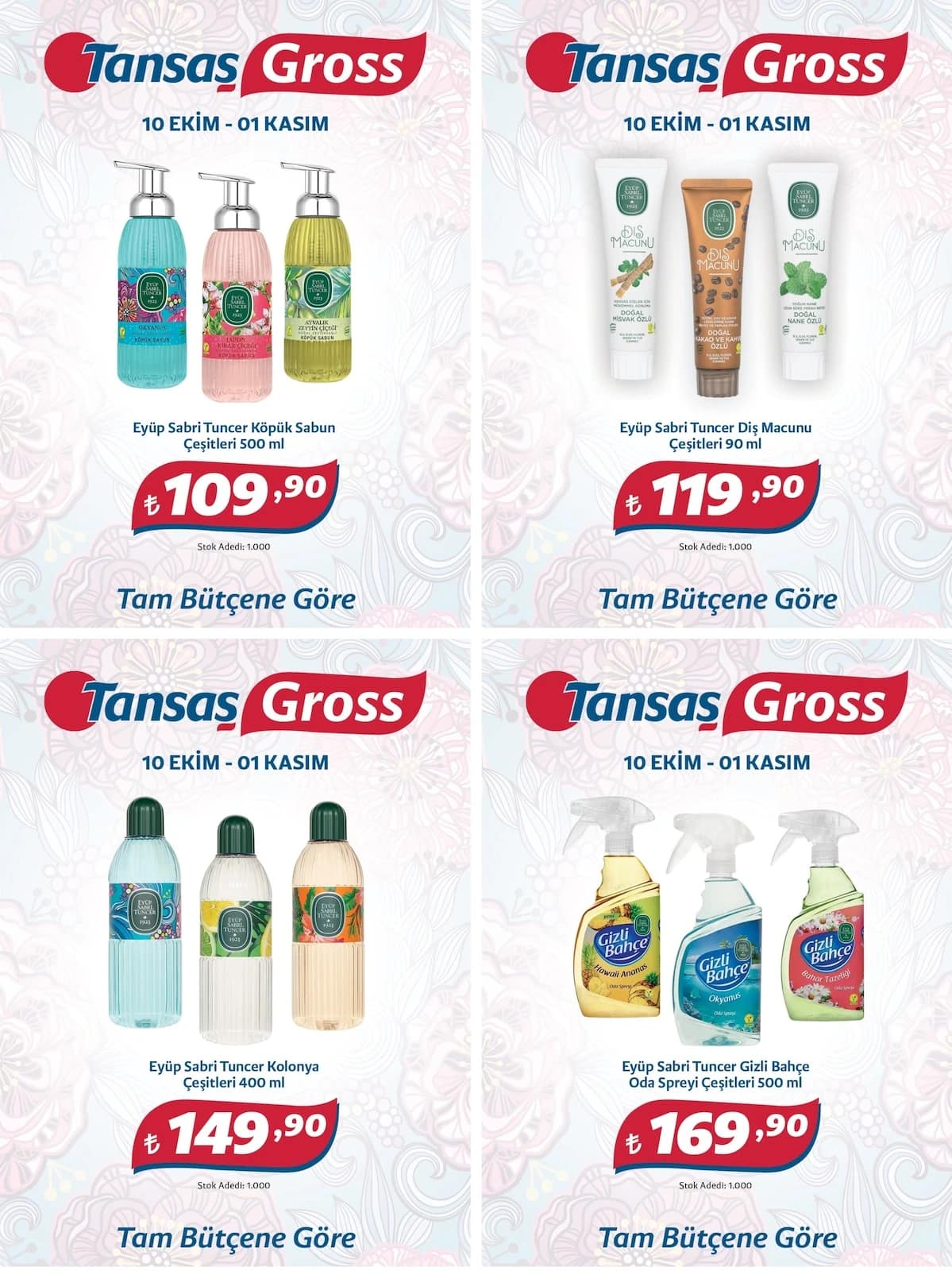 Tansaş Gross - İndirim Broşürü 10 Ekim - 01 Kasım 2026 - Sayfa 1