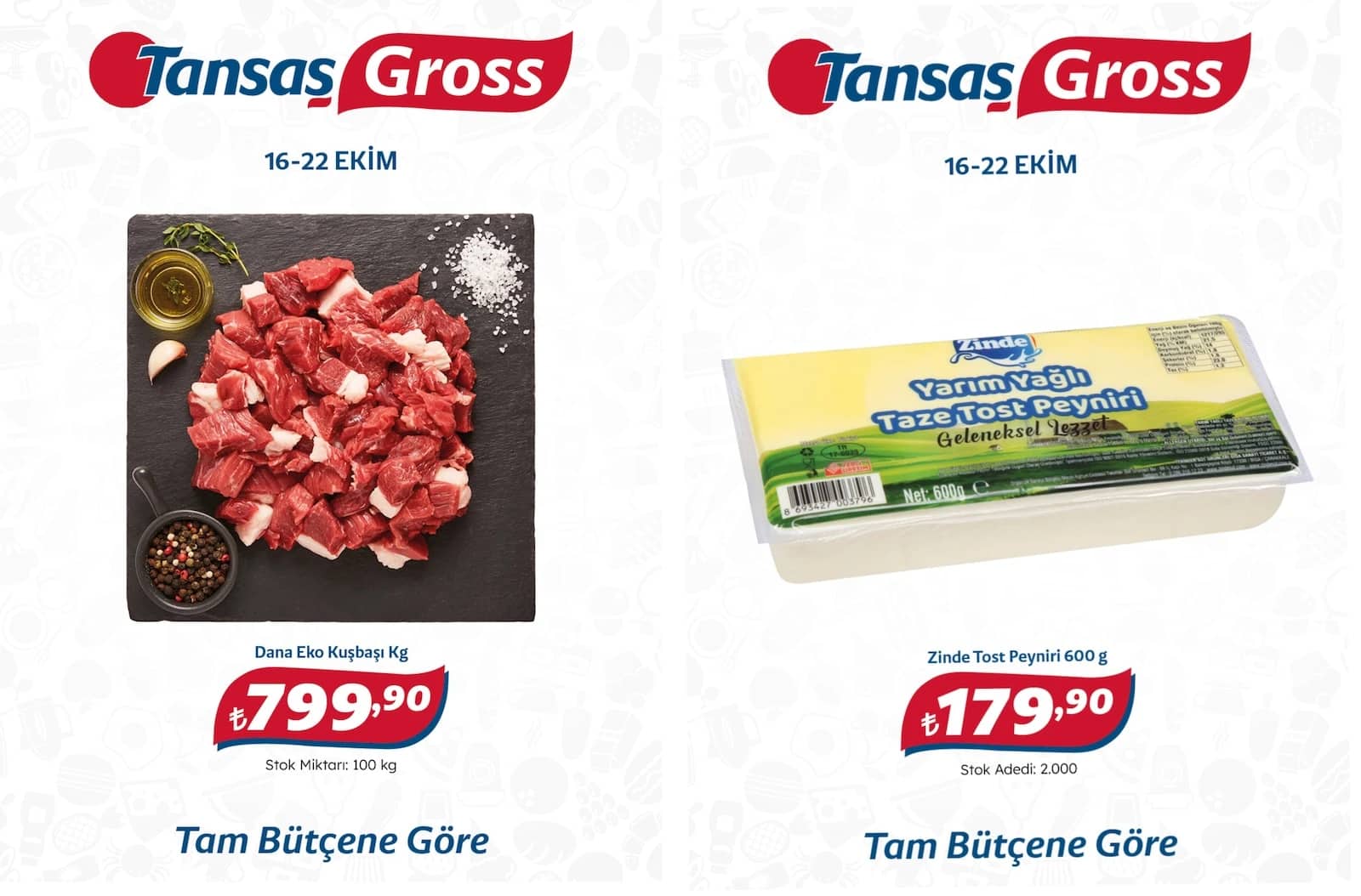 Tansaş Gross - İndirim Broşürü 16 - 22 Ekim 2026 - Sayfa 1
