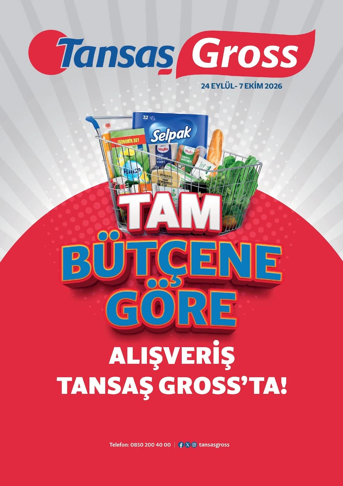 Tansaş Gross - İndirimli Ürünler 24 Eylül - 07 Ekim 2026 - Sayfa 1