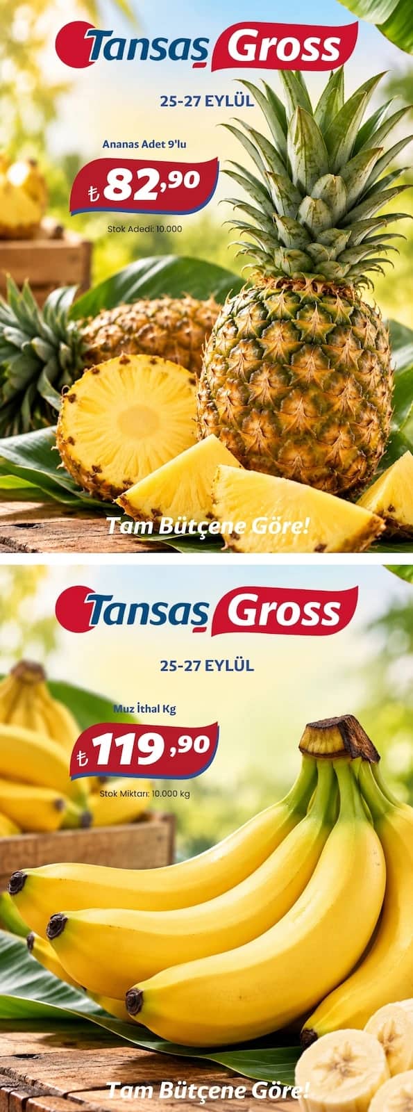 Tansaş Gross - Manav İndirim Broşürü 25 - 27 Eylül 2026 - Sayfa 1