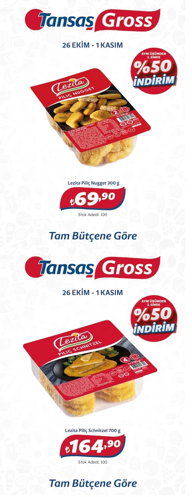 Tansaş Gross - İndirim Broşürü 26 Ekim - 01 Kasım 2026 - Sayfa 1