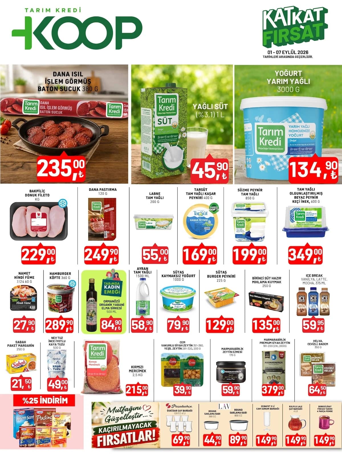 Tarım Kredi Kooperatif - İndirim Broşürü 01 - 07 Eylül 2026 - Sayfa 1