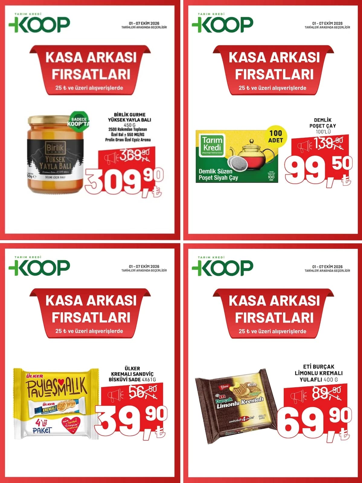 Tarım Kredi Kooperatif - İndirim Broşürü 01 - 07 Ekim 2026 - Sayfa 1