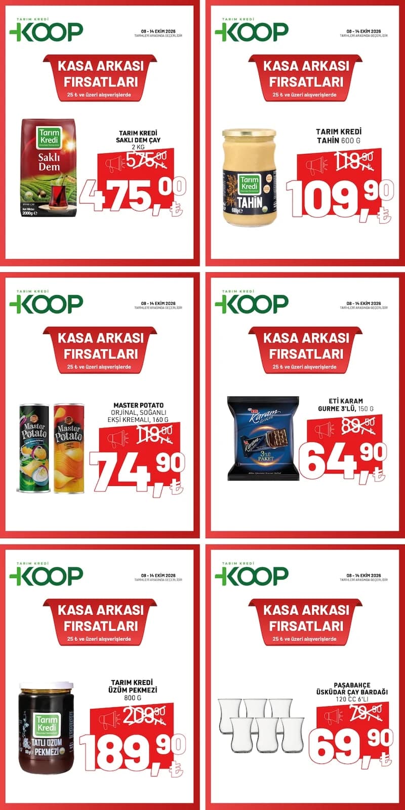 Tarım Kredi Kooperatif - İndirim Broşürü 08 - 14 Ekim 2026 - Sayfa 1