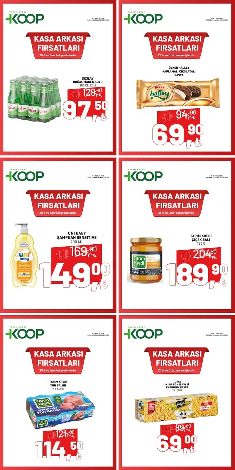 Tarım Kredi Kooperatif - İndirim Broşürü 10 - 16 Eylül 2026 - Sayfa 1