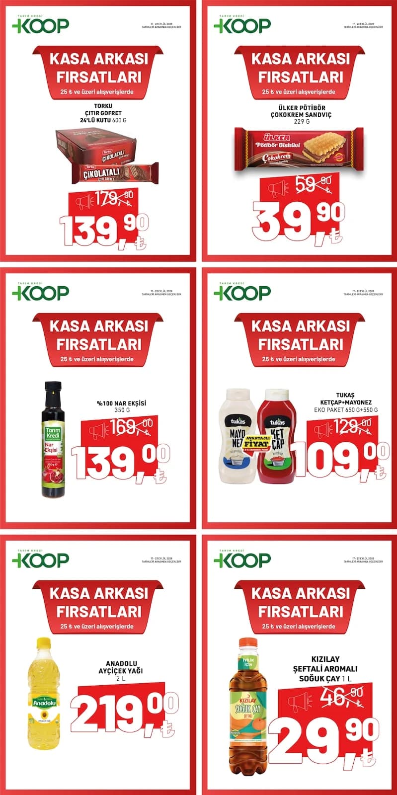 Tarım Kredi Kooperatif - İndirim Broşürü 17 - 23 Eylül 2026 - Sayfa 1