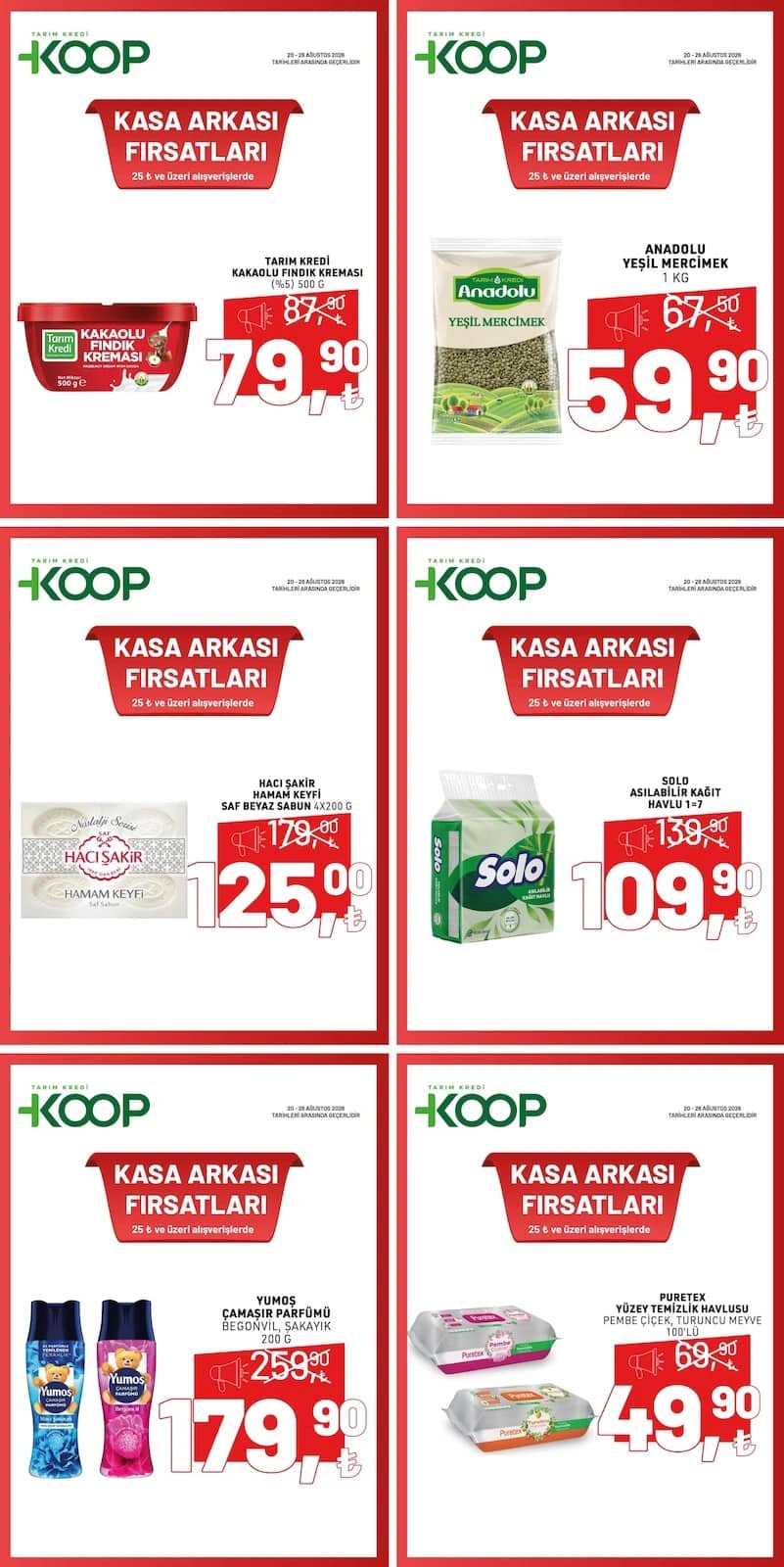 Tarım Kredi Kooperatif - İndirim Broşürü 20 - 26 Ağustos 2026 - Sayfa 1
