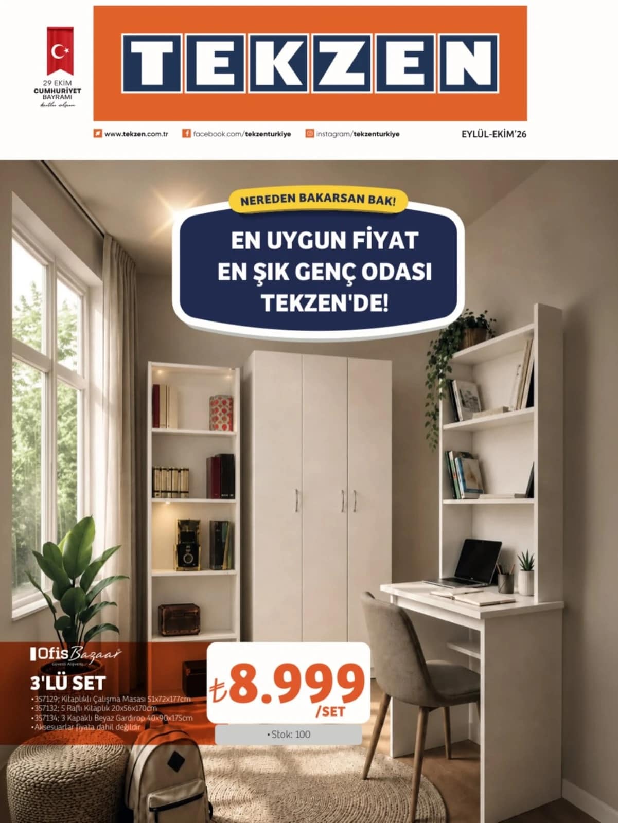 Tekzen - İndirim Broşürü 09 Eylül - 31 Ekim 2026 - Sayfa 1