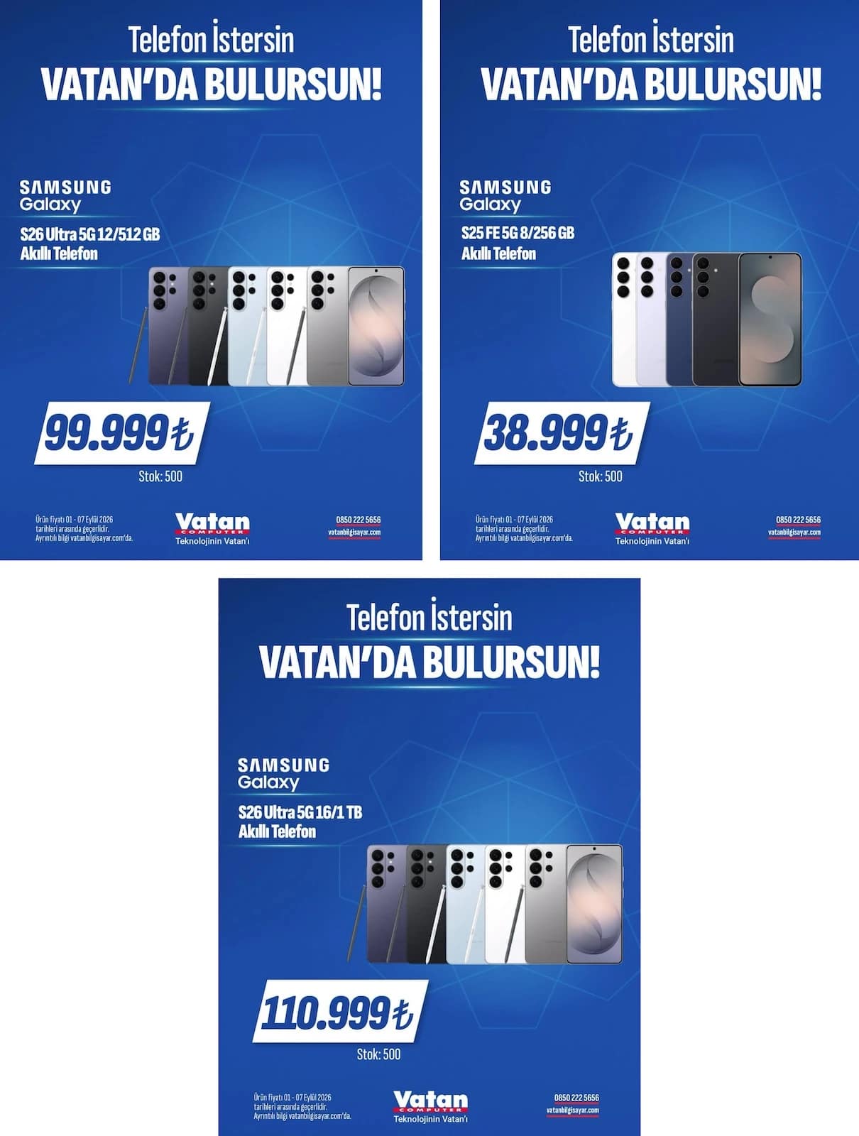 Vatan Bilgisayar - Facebook Paylaşımı 01 - 07 Eylül 2026 - Sayfa 1