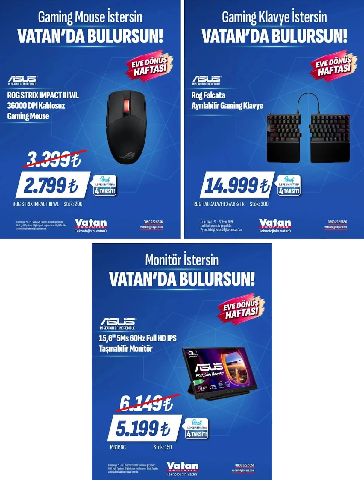 Vatan Bilgisayar - Facebook Paylaşımı 21 - 27 Eylül 2026 - Sayfa 1