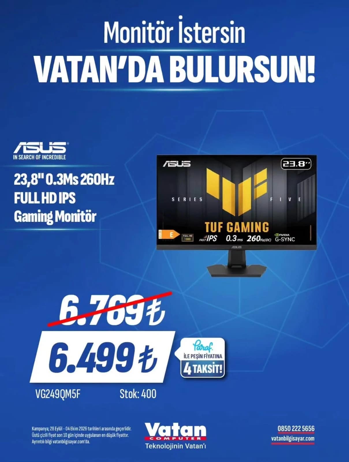 Vatan Bilgisayar - Facebook Paylaşımı 28 Eylül - 04 Ekim 2026 - Sayfa 1