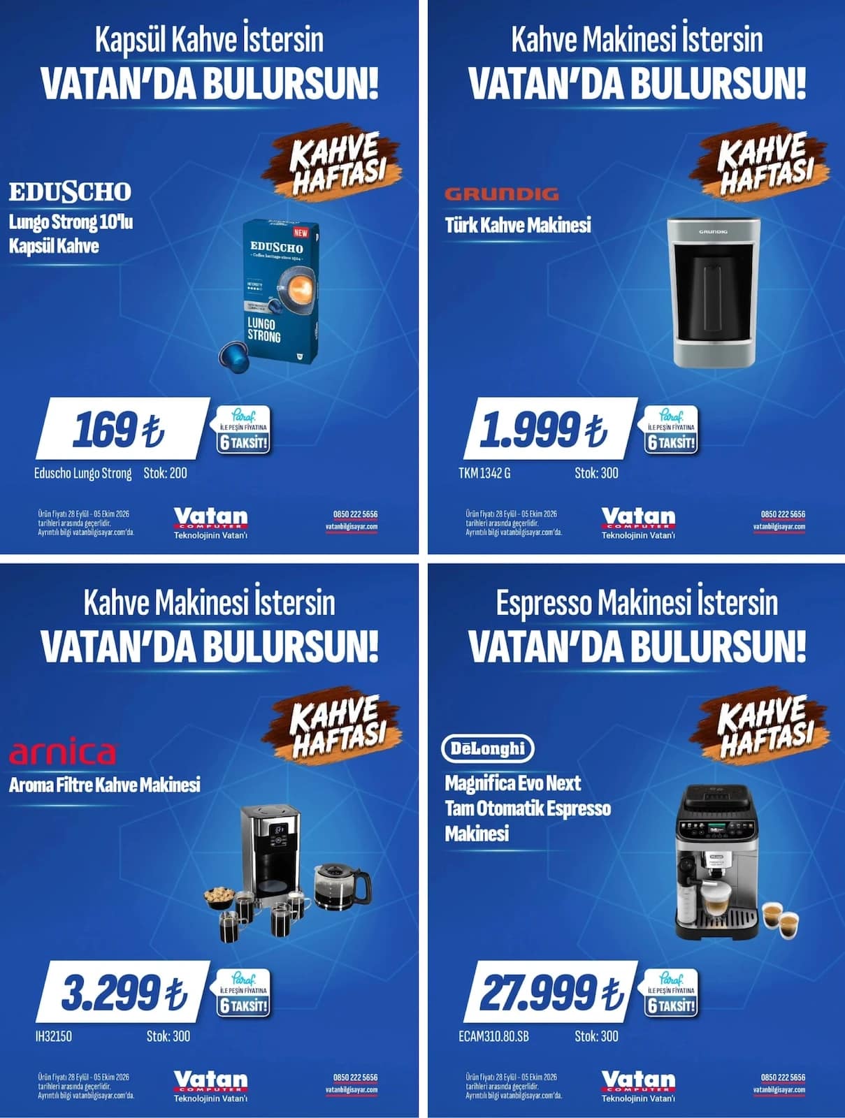 Vatan Bilgisayar - Instagram Post'u 28 Eylül - 05 Ekim 2026 - Sayfa 1