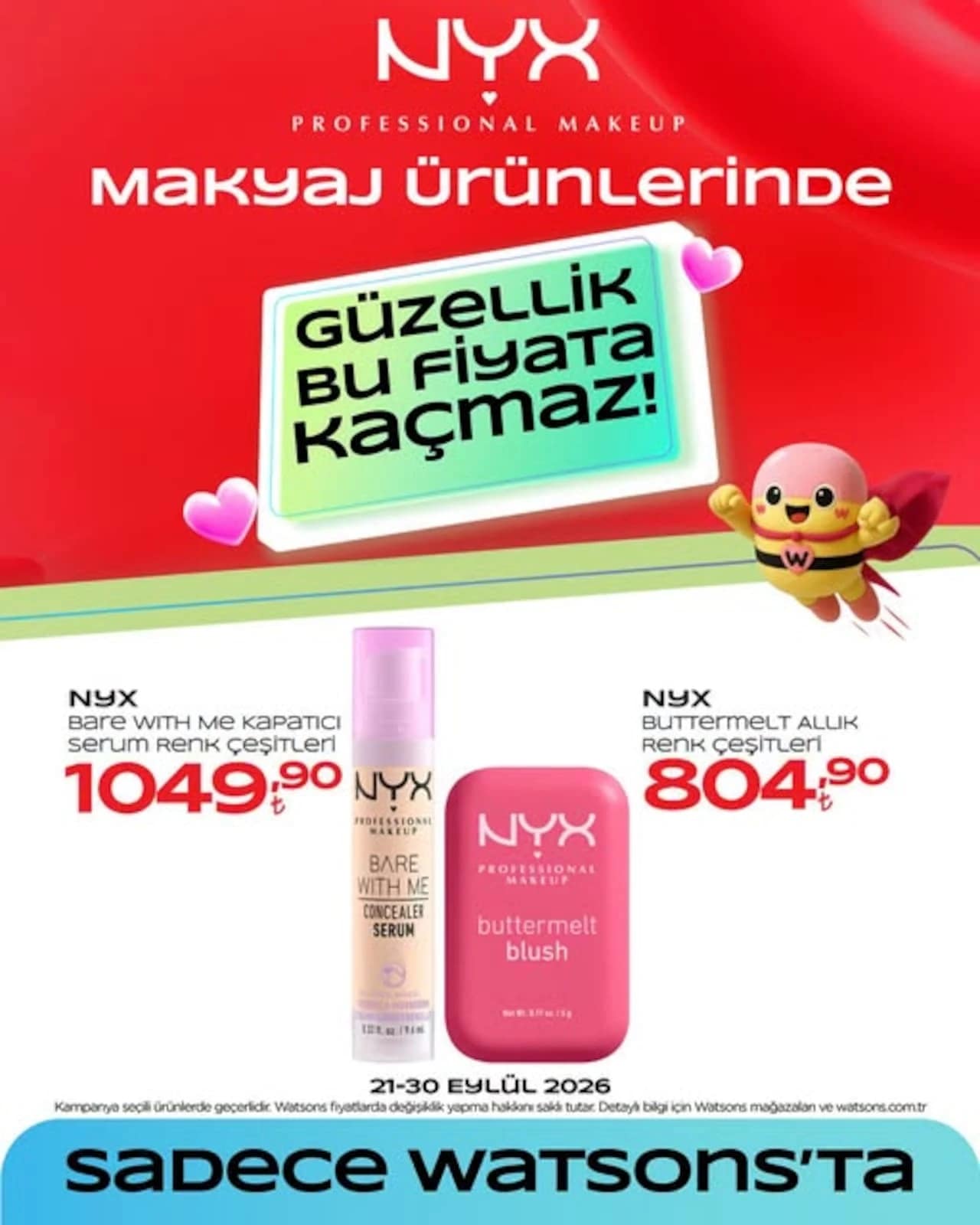 Watsons - Instagram Post'u 21 - 30 Eylül 2026 - Sayfa 1