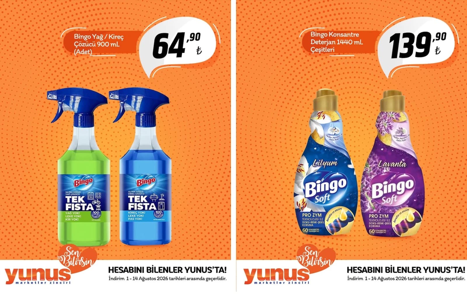 Yunus Market - Instagram Post'u 01 - 14 Ağustos 2026 - Sayfa 1