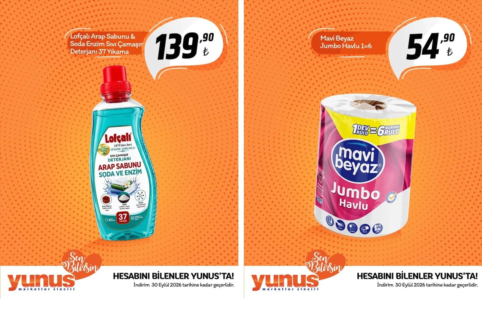 Yunus Market - Facebook Paylaşımı 04 - 30 Eylül 2026 - Sayfa 1