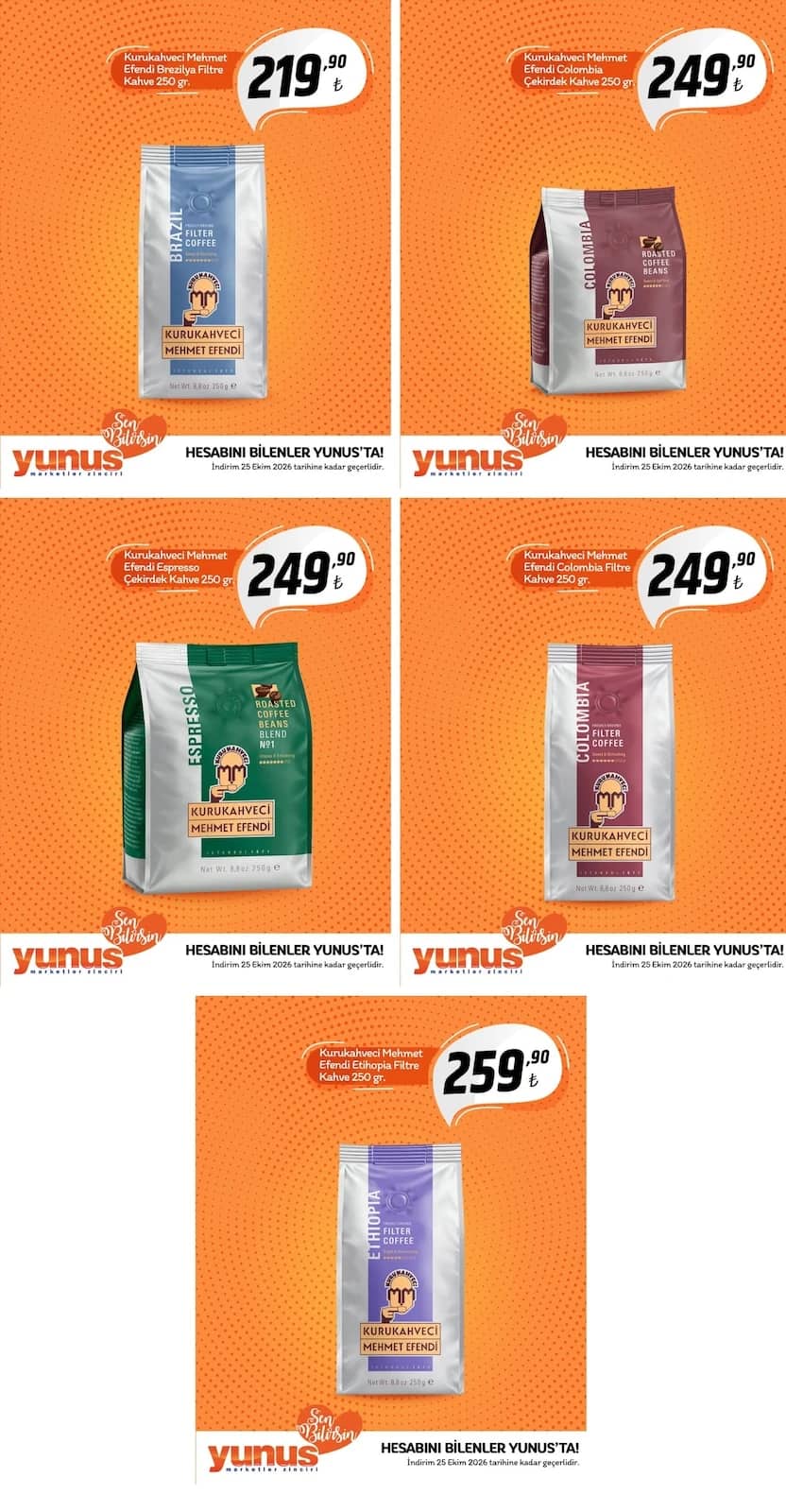 Yunus Market - Instagram Post'u 08 - 25 Ekim 2026 - Sayfa 1