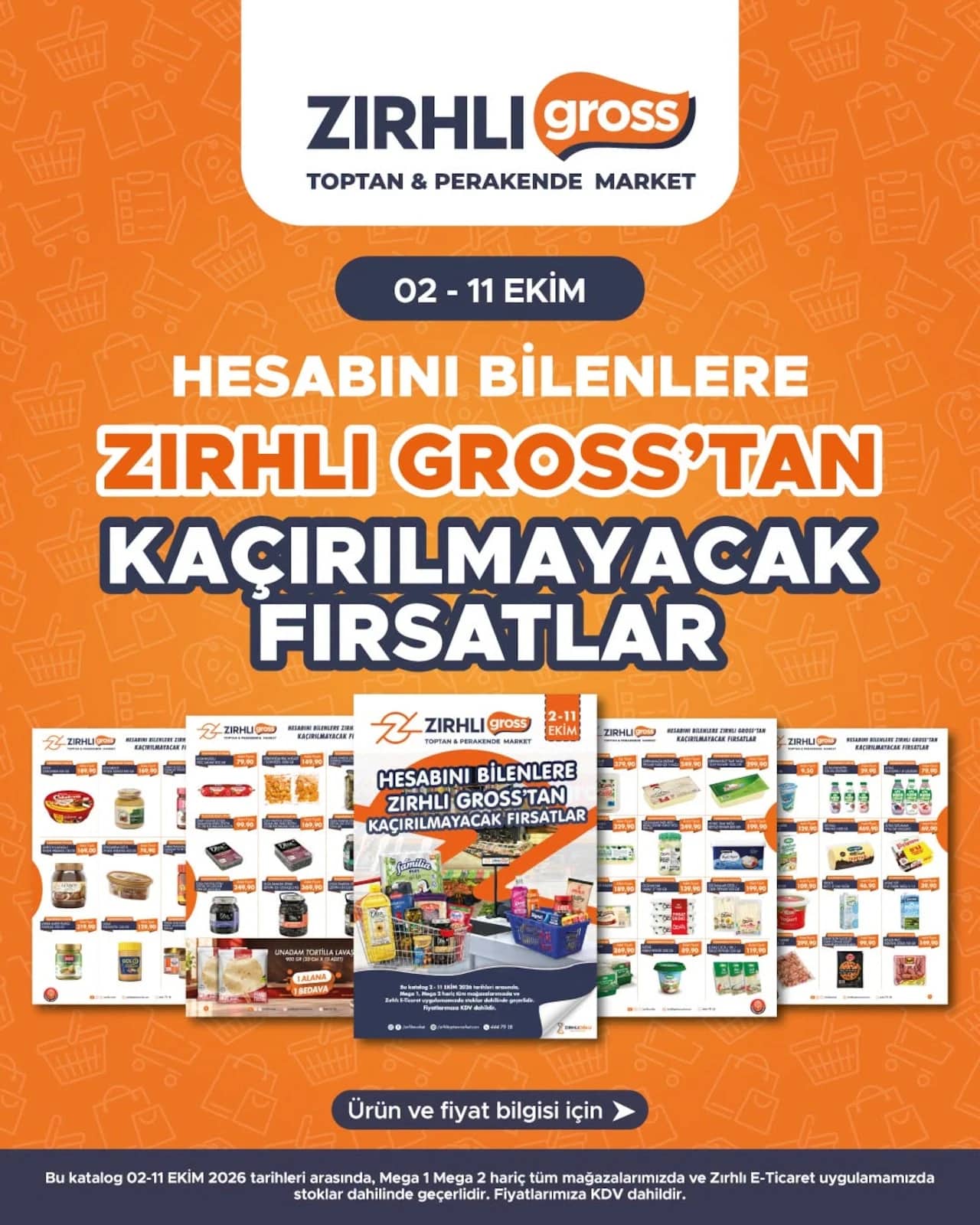 Zırhlı Toptan Market - İndirim Broşürü 02 - 11 Ekim 2026 - Sayfa 1