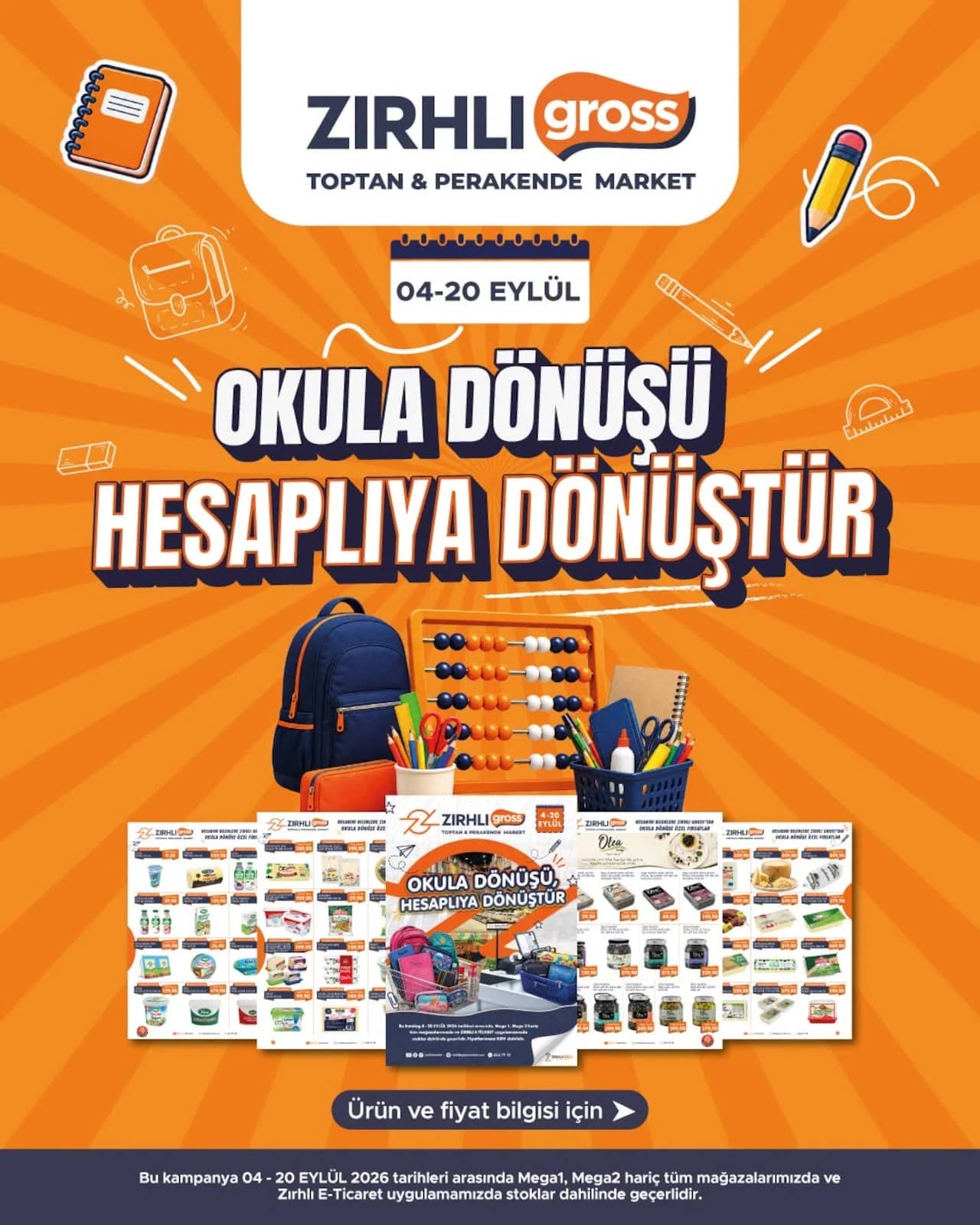 Zırhlı Toptan Market - İndirim Broşürü 04 - 20 Eylül 2026