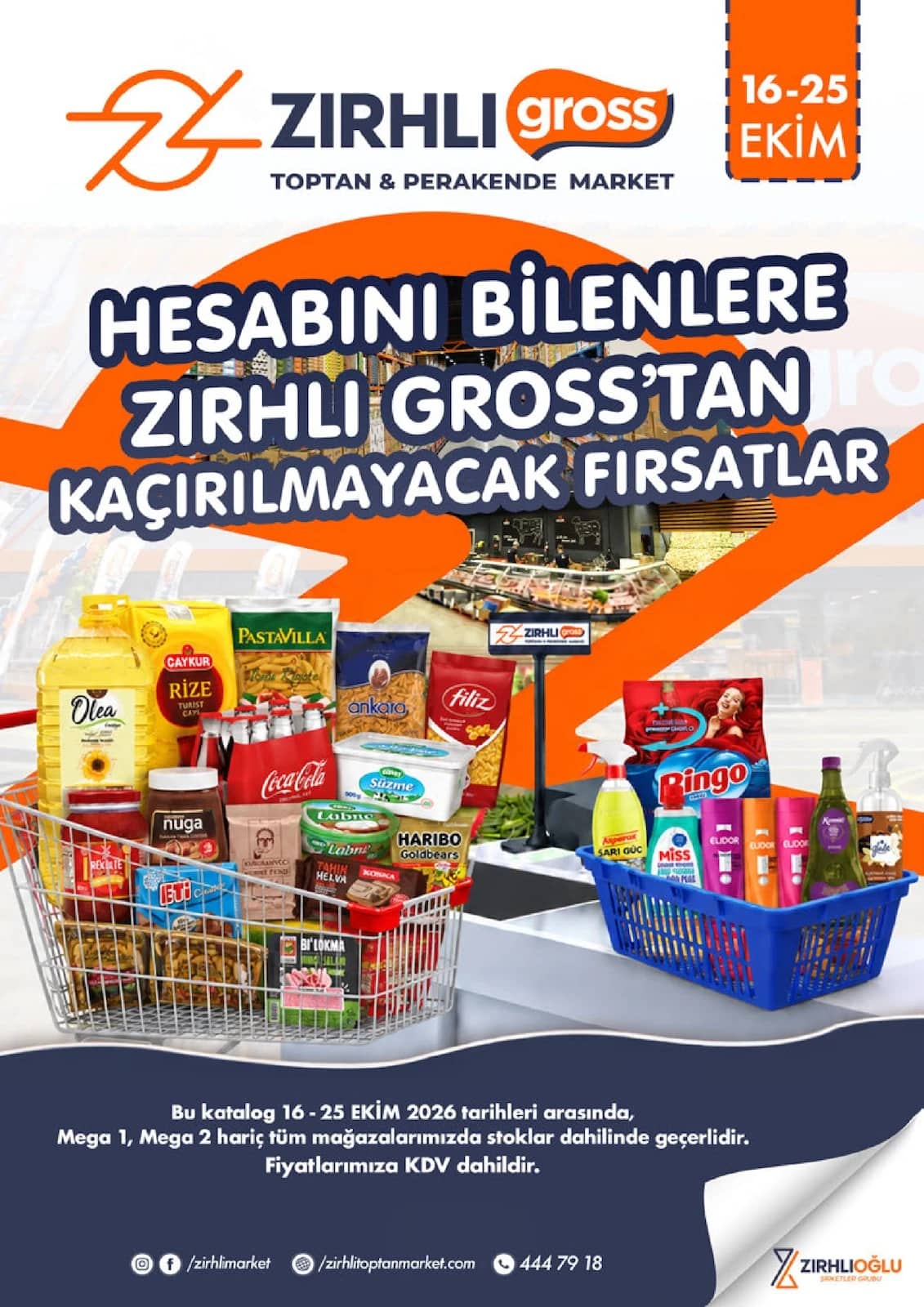 Zırhlı Toptan Market - İndirim Broşürü 16 - 25 Ekim 2026 - Sayfa 1