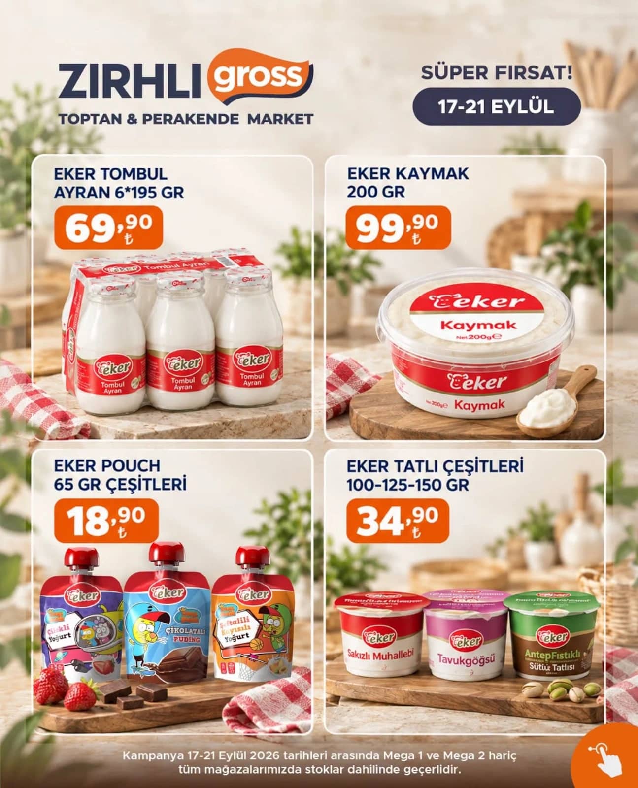 Zırhlı Toptan Market - İndirim Broşürü 17 - 21 Eylül 2026 - Sayfa 1